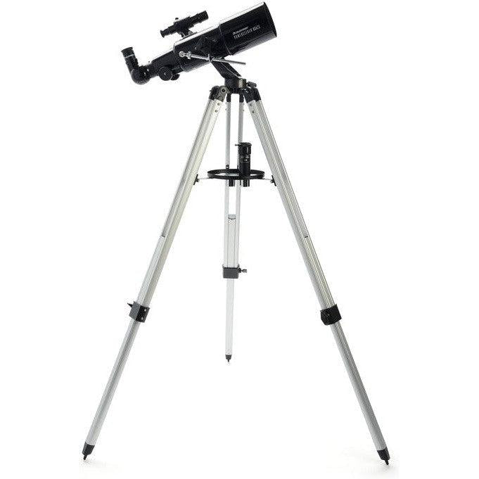 Celestron Powerseeker 80AZ Short Tube Telescope - 80mm Aperture Refractor Telescope for Beginners & Adults - Portable Astronomy Telescope for Moon, Planets & Stargazing - Perfect for Backyard, Camping & Travel Adventures