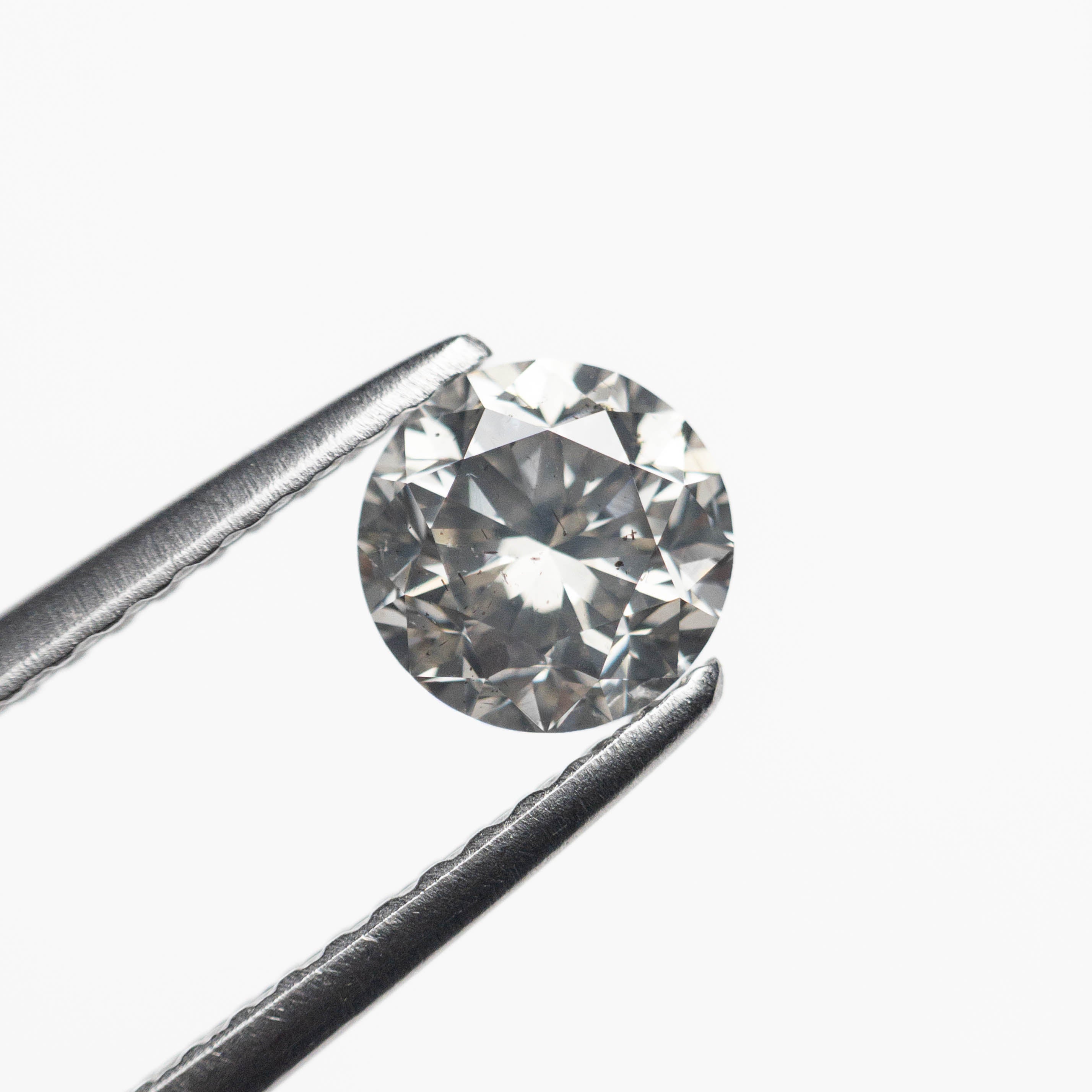 0.76ct Fancy Grey Round Brilliant Cut Diamond - 5.49x5.47x3.79mm (Item#18968) | Engagement Ring, Wedding Jewelry & Anniversary Gift