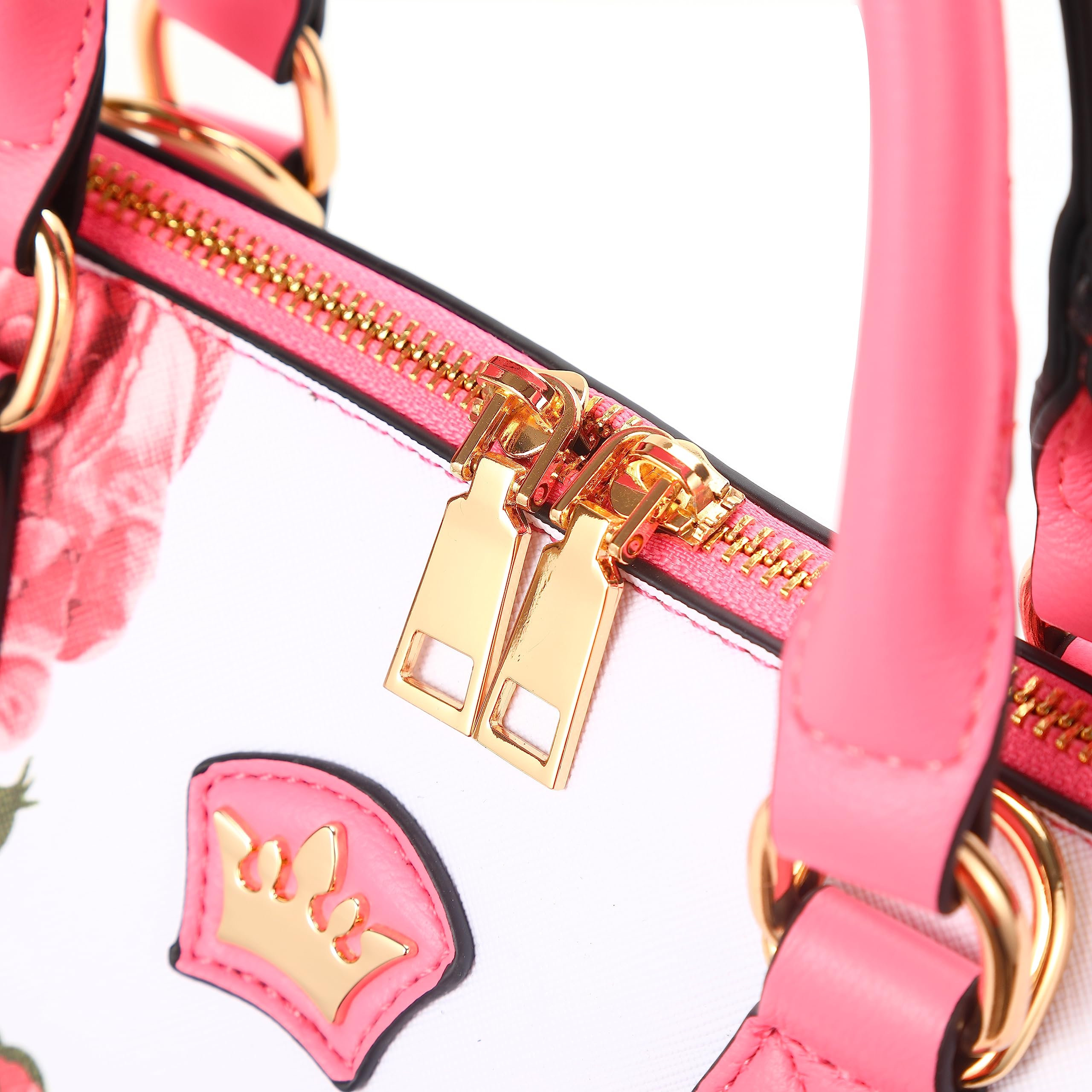Stylish Floral Crossbody Bag for Women - Small Zip Satchel Purse, Trendy Shoulder Handbag & Tote - Perfect for Daily Use, Shopping, Travel & Date Night