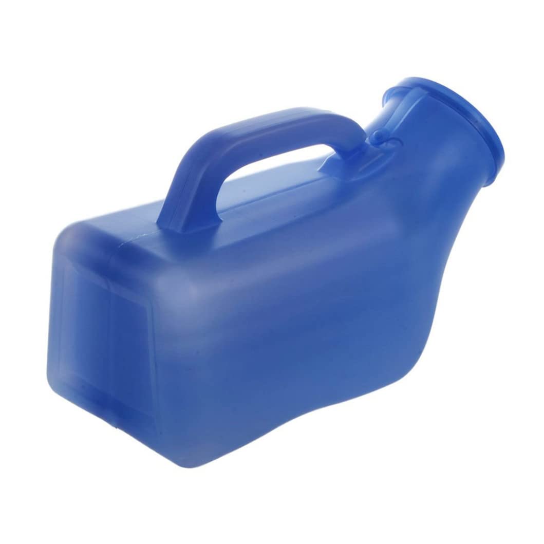 Spill-Proof Portable Urinal Bottle for Men - 1L Leak-Proof Travel Urine Bottle with Secure Lid - Ideal for Road Trips, Camping, Hospitals & Home Use