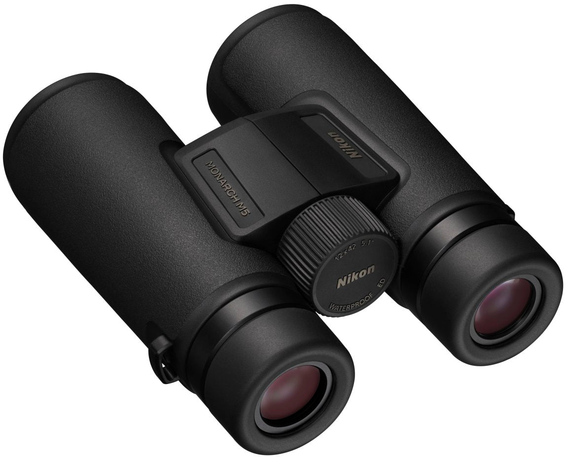 Nikon 12x42 Monarch M5 Binoculars - High Power Waterproof Binoculars for Bird Watching, Hunting & Outdoor Adventures (Black)