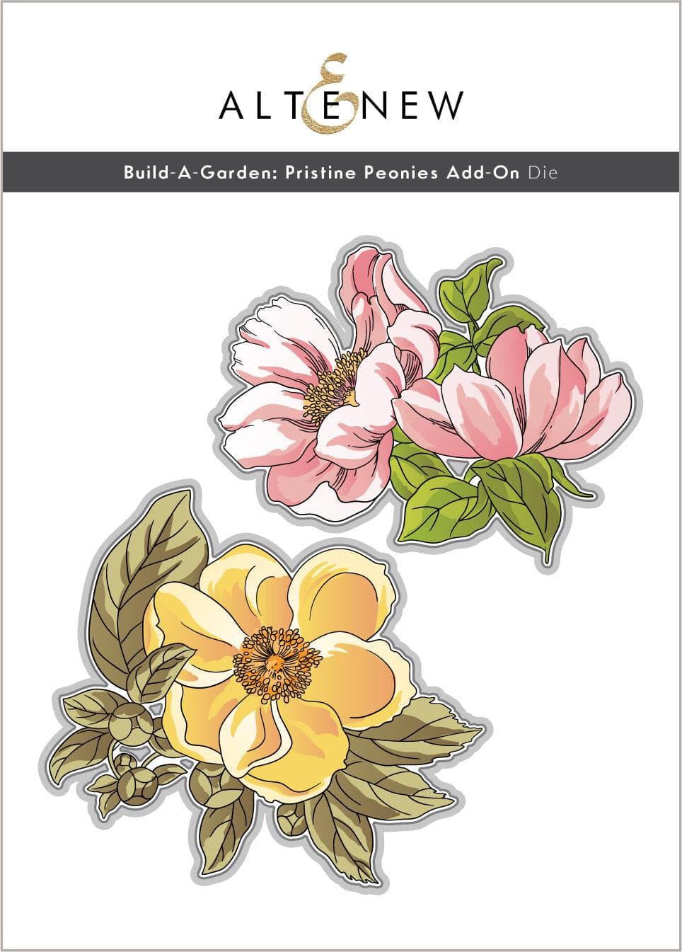 Premium Peonies Die Set for DIY Garden Scrapbooking & Card Making – Perfect for Handmade Greeting Cards, Wedding Invitations, and Home Decor