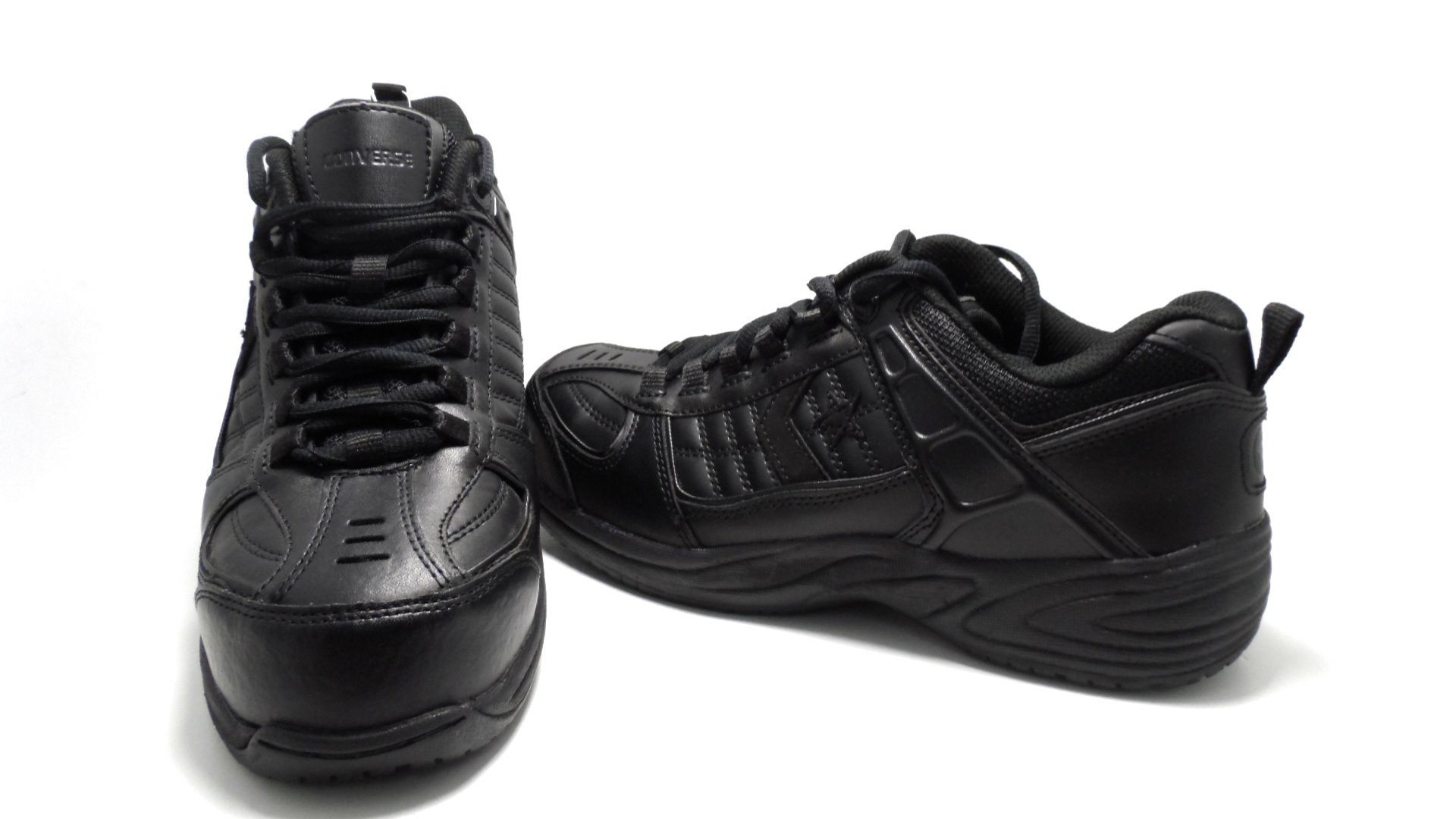 Men's Converse Street Sport Leather Joggers - Black Athletic Shoes for Running, Walking & Casual Wear | Comfortable Sneakers for Everyday Use