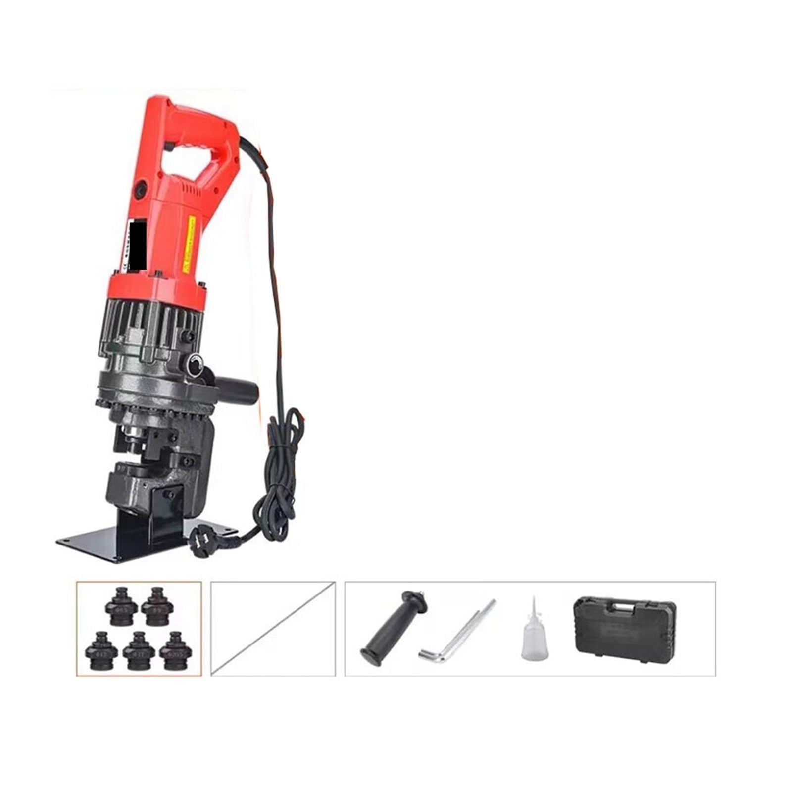 1300W Electric Hydraulic Punching Machine - Heavy Duty Hydraulic Punching Tool for Metalworking, Pipe Fitting & Sheet Metal Fabrication (Industrial & DIY Use)