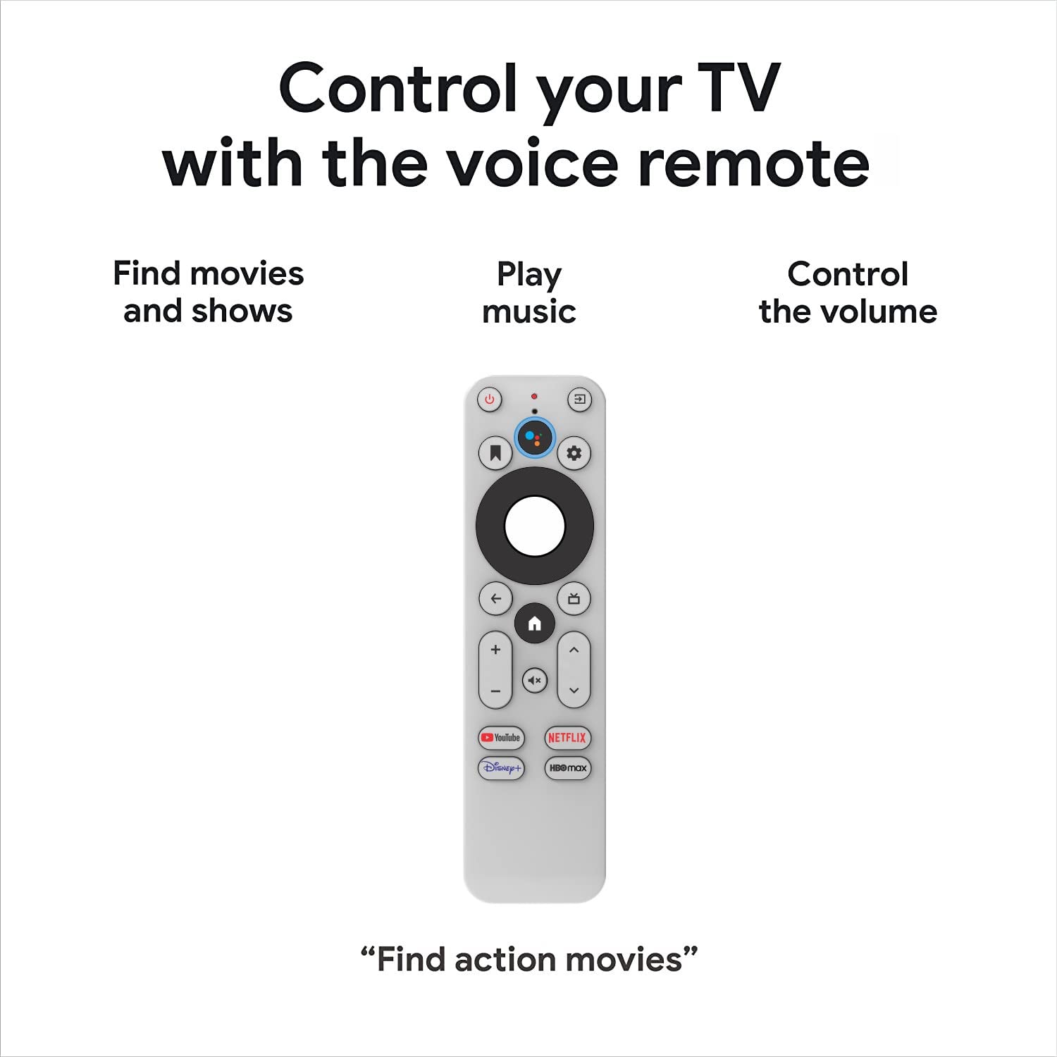 ACEMAX Voice Remote Control for onn Android TV & Google TV 4K Streaming Box - Compatible with Roku, Fire Stick & Smart TVs | Perfect for Streaming Movies, Gaming & Smart Home Control