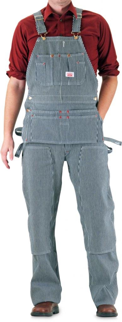 Round House Men's Carpenter Bib Overall with Zipper Fly - Durable Workwear for Construction & Farming - Perfect for Carpenters, Farmers & Outdoor Workers