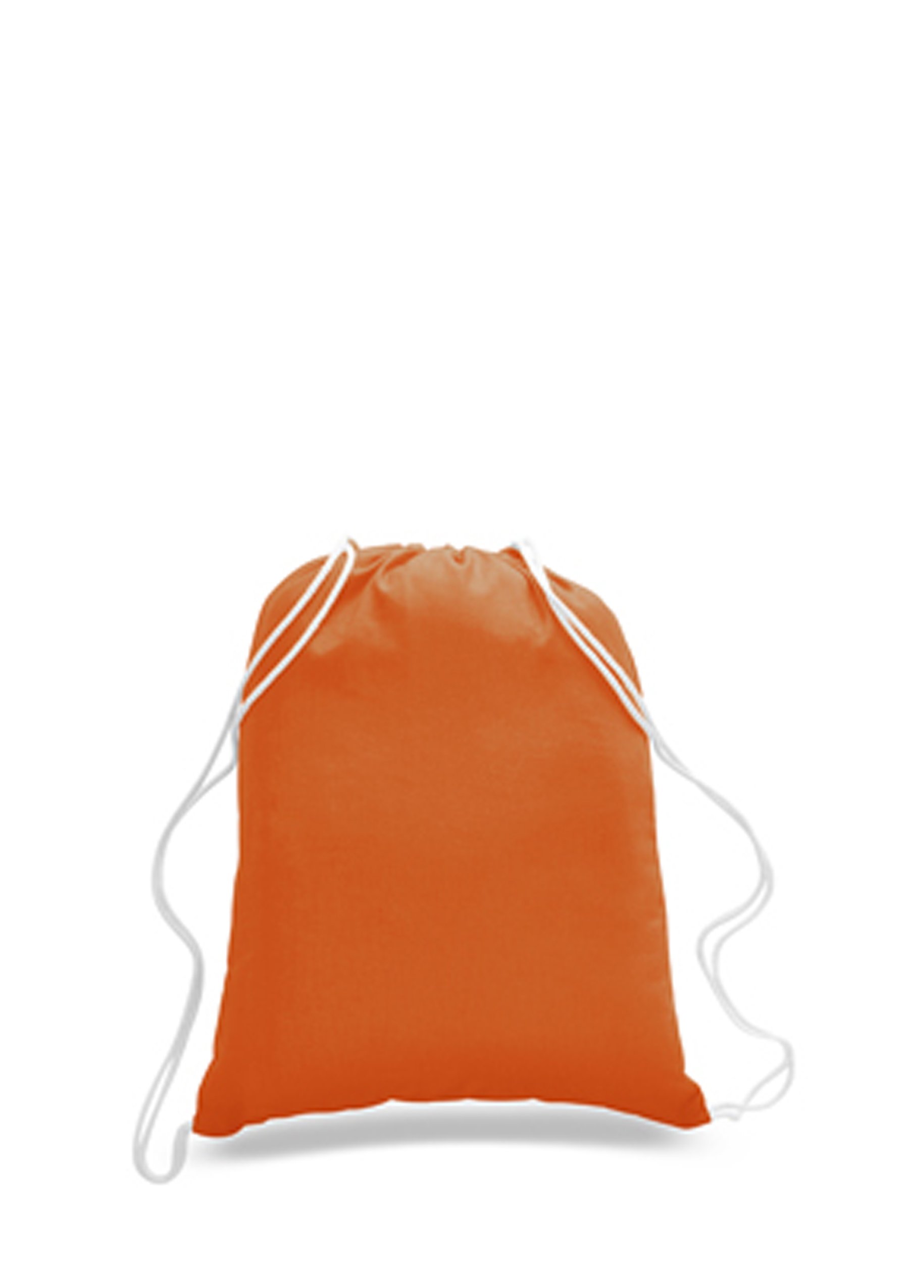 36 Pack (3 Dozen) Bulk 100% Cotton Drawstring Backpack Bags - DIY Screen Printing, Embroidery, HTV Vinyl Crafts - Wholesale Blank Cinch Sack Packs for School, Gym, Sports & Events (Orange)