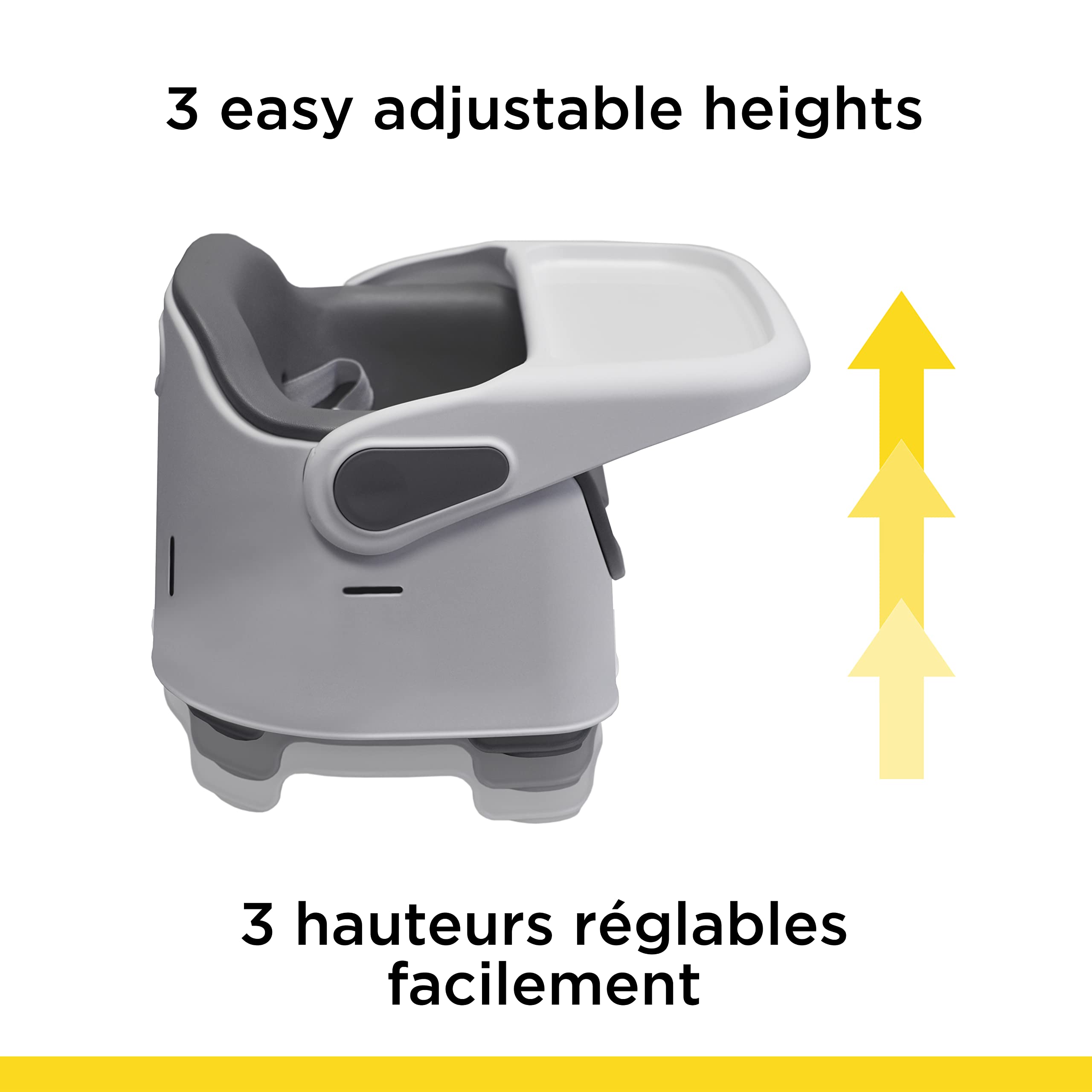 Safety 1st Remmi Kitchen Feeding Booster Seat - Adjustable High Chair for Toddlers & Babies - Perfect for Dining, Travel & Restaurant Use
