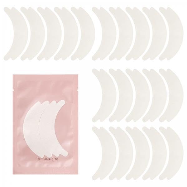 6x Under Eye Pads for Lash Extensions - Pink Gel Eye Patches for Dark Circles & Puffiness | Perfect for Eyelash Extensions, Spa & Beauty Salon Use
