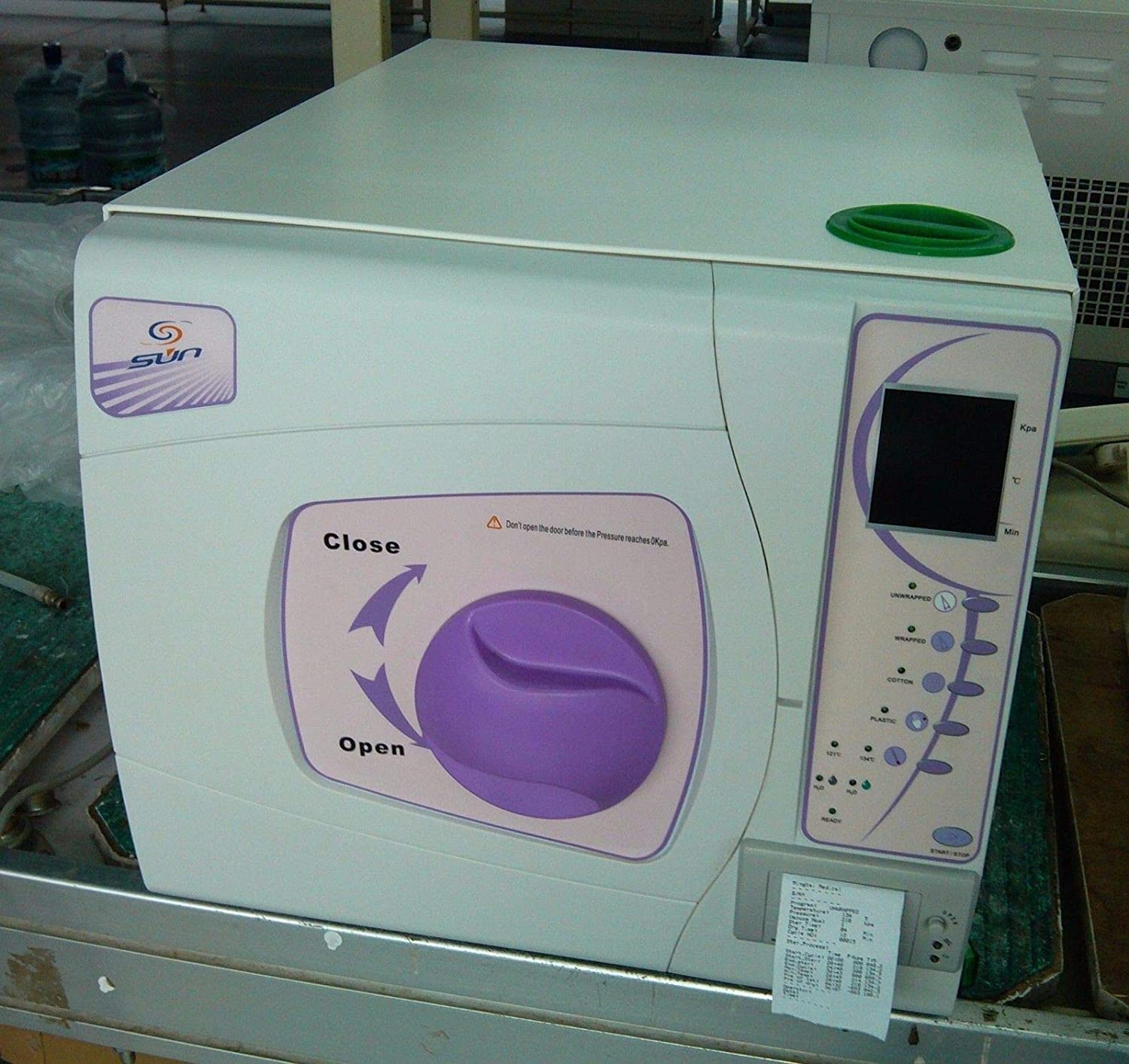 16L Class B Autoclave Vacuum Sterilizer with Printer - Sun Series Blue | Medical Equipment for Dental Clinics, Tattoo Studios & Laboratories
