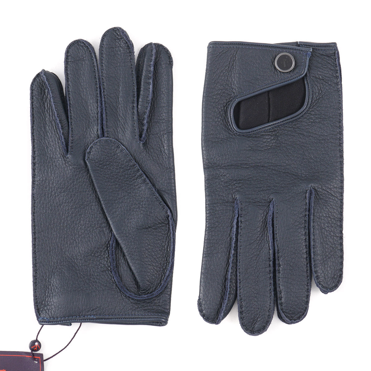Isaia 'Turismo' Premium Deerskin Leather Gloves for Men - Soft & Warm Winter Driving Gloves - Perfect for Outdoor Activities, Travel & Formal Occasions