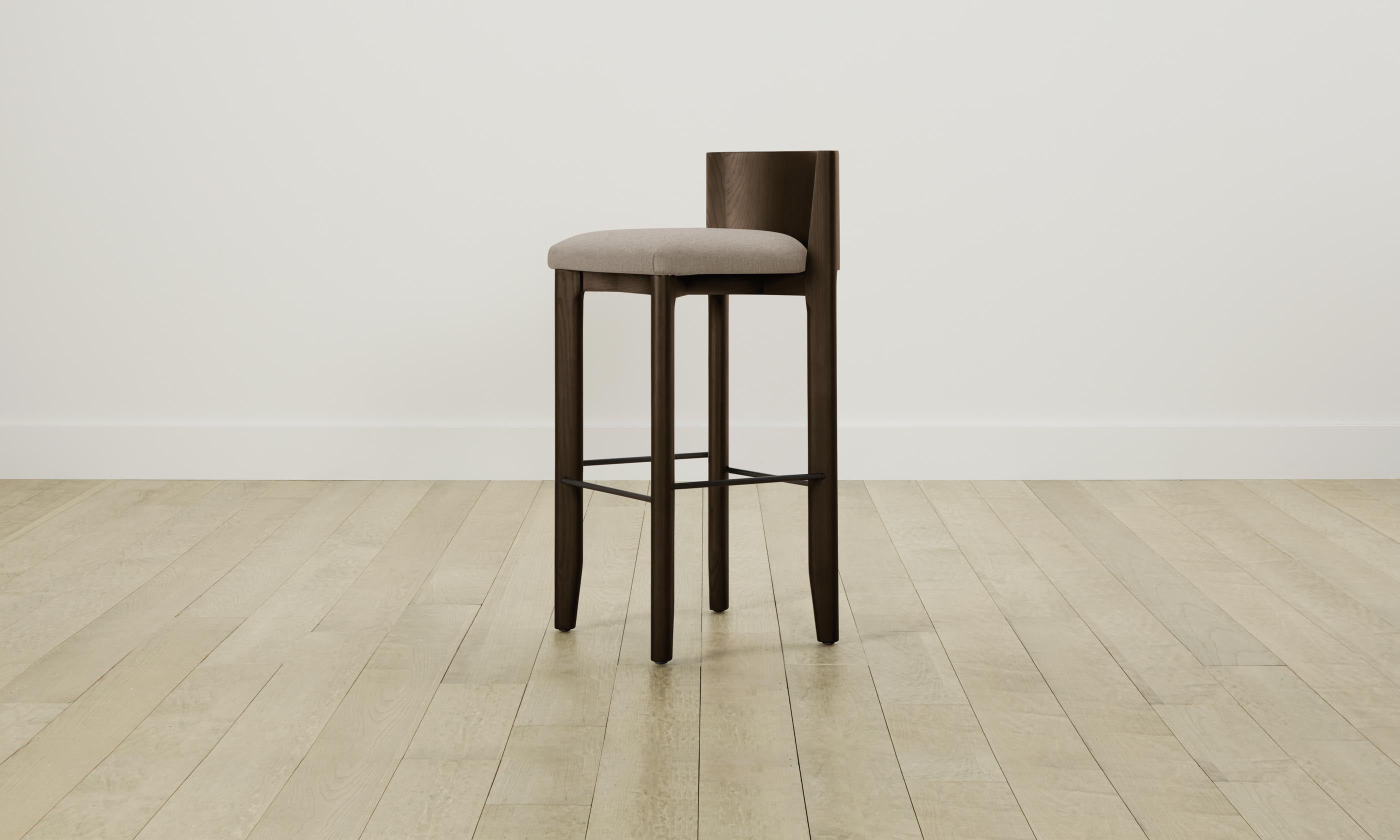 Premium Delancey Bar & Counter Stool with Performance Bouclé Upholstery - Modern Kitchen Island & Home Bar Seating for Dining & Entertaining