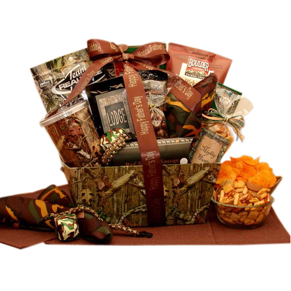 Camo Themed Father's Day Gift Set - Premium Hunting & Outdoor Enthusiast Gift Basket for Dad | Perfect for Birthday, Anniversary & Special Occasions