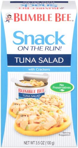 Bumble Bee Tuna Salad with Crackers Snack Kit - Pack of 36 | Protein-Packed Lunch for Work, School & Outdoor Activities | Shelf-Stable Convenient Meal