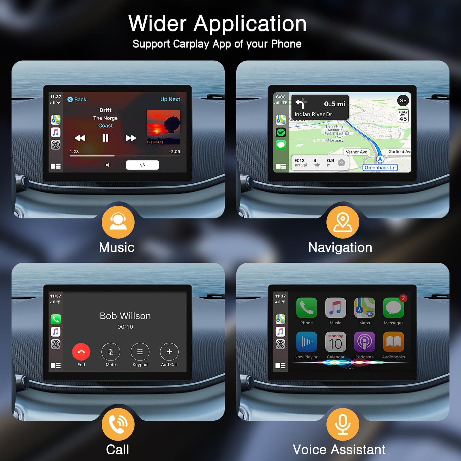 2025 Upgraded Wireless CarPlay Adapter for Apple iPhone - Convert Wired to Wireless Bluetooth CarPlay, Plug & Play Stereo Dongle for Cars 2017+ & iPhone iOS 10+ | Seamless Music Streaming & Hands-Free Calling While Driving