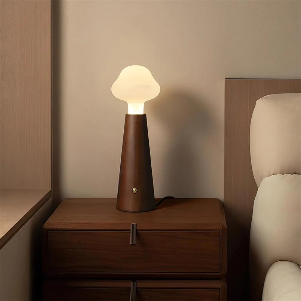 Modern LED Mousse Table Lamp - Soft Glow Bedside Night Light for Bedroom, Living Room & Office - Energy Efficient & Stylish Home Decor Lighting