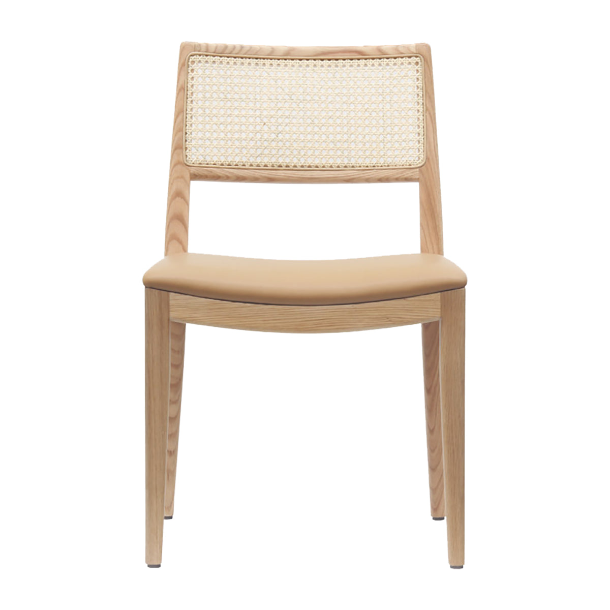Classic Leatherette Dining Chair - Modern PU Leather Upholstered Side Chair with Padded Seat & Sturdy Metal Legs - Perfect for Kitchen, Dining Room, Restaurant or Office Use