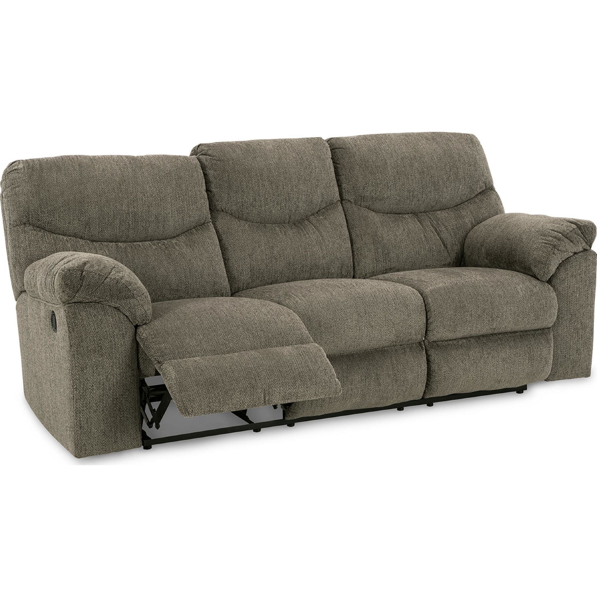 Alphons Reclining Sofa - Modern Comfortable Recliner Couch with Adjustable Backrest for Living Room, Home Theater, and Family Room Relaxation