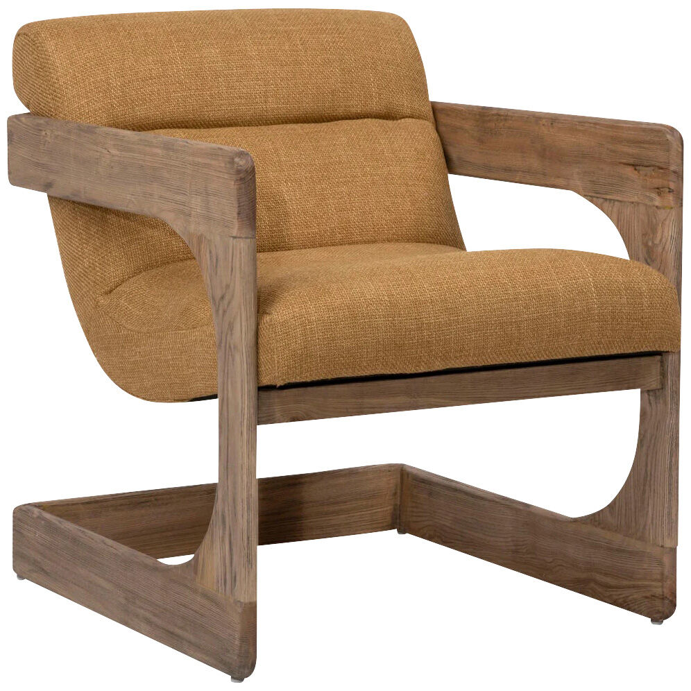 Modern Accent Chair for Living Room - Stylish Upholstered Bridge Design Armchair - Perfect for Home Office, Lounge & Reading Nook