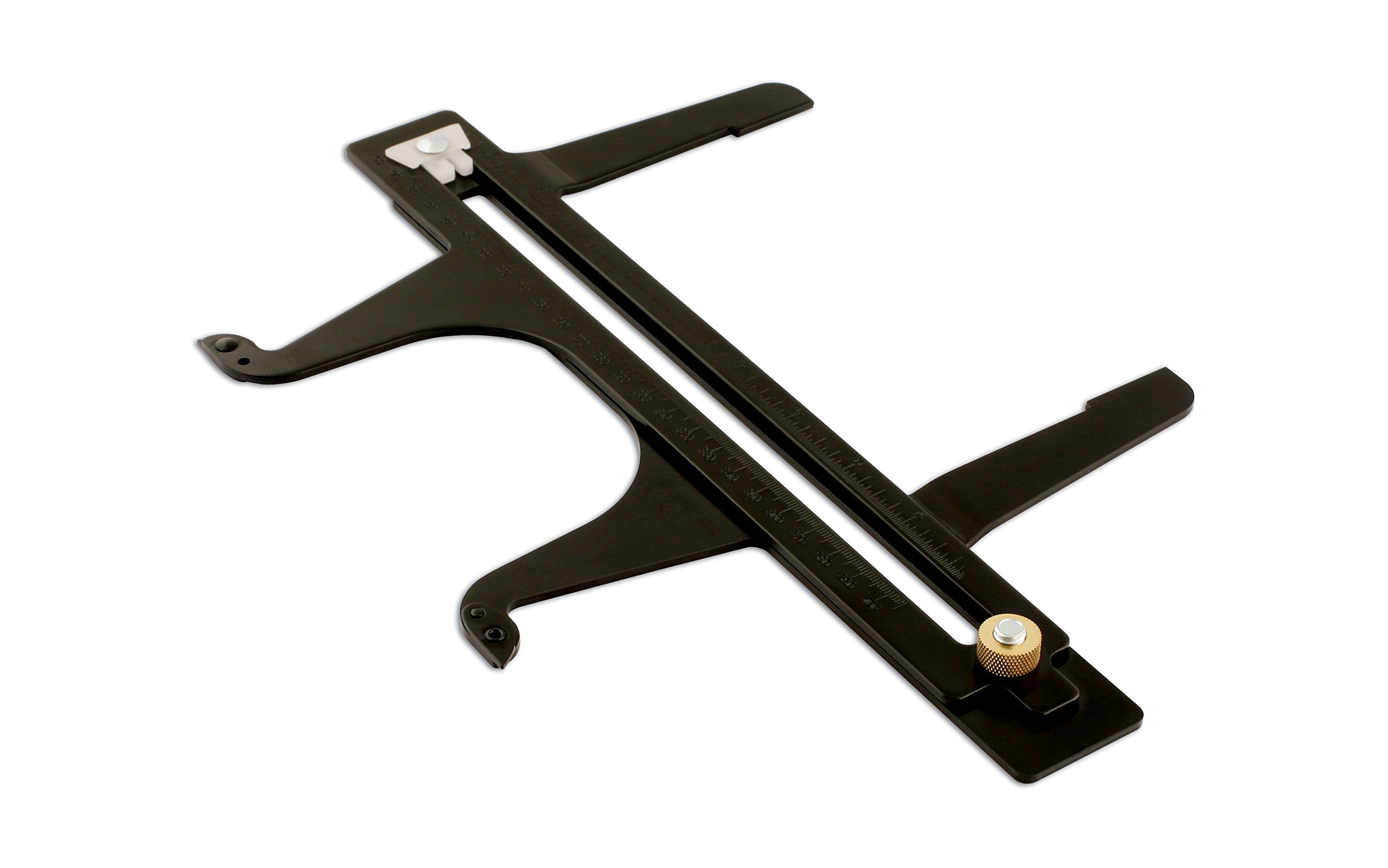 Laser 5502 Brake Drum Wear Gauge Tool - Professional Automotive Measurement Device for Truck & Car Brake Maintenance | Perfect for Mechanics & DIY Enthusiasts