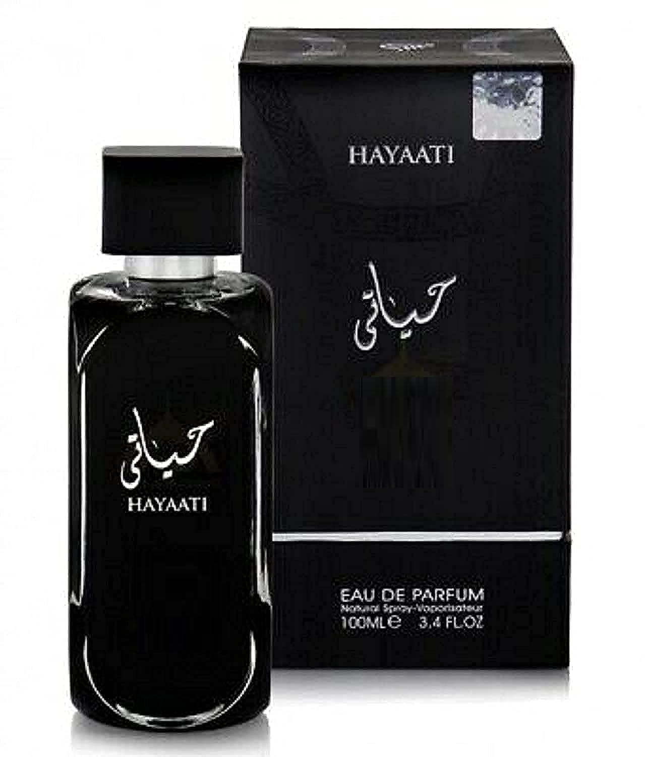 VAYUP Hayaati Black Long-Lasting Unisex Eau De Parfum Spray, 3.4 oz (100ml) - Premium Fragrance for Men & Women, Perfect for Date Night, Office & Special Occasions