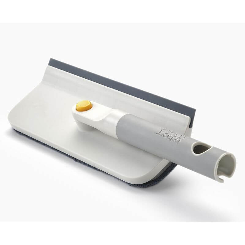 Joseph Joseph CleanTech 2-in-1 Glass Cleaning Squeegee - Streak-Free Window & Shower Door Cleaner for Home & Office Use