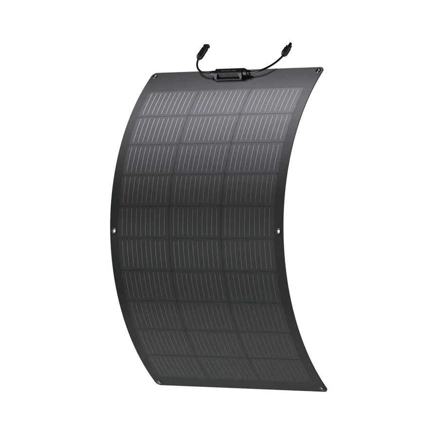 EcoFlow 100W Portable Flexible Solar Panel for RV, Camping, Boating & Off-Grid Power | Lightweight Bendable Solar Charger for Outdoor Adventures
