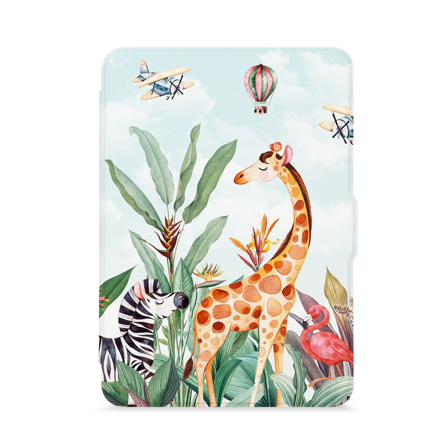 Kindle Case with Rainforest Animals Design - Waterproof & Lightweight Cover for Kindle E-Reader - Perfect for Travel, Reading Outdoors, and Daily Protection