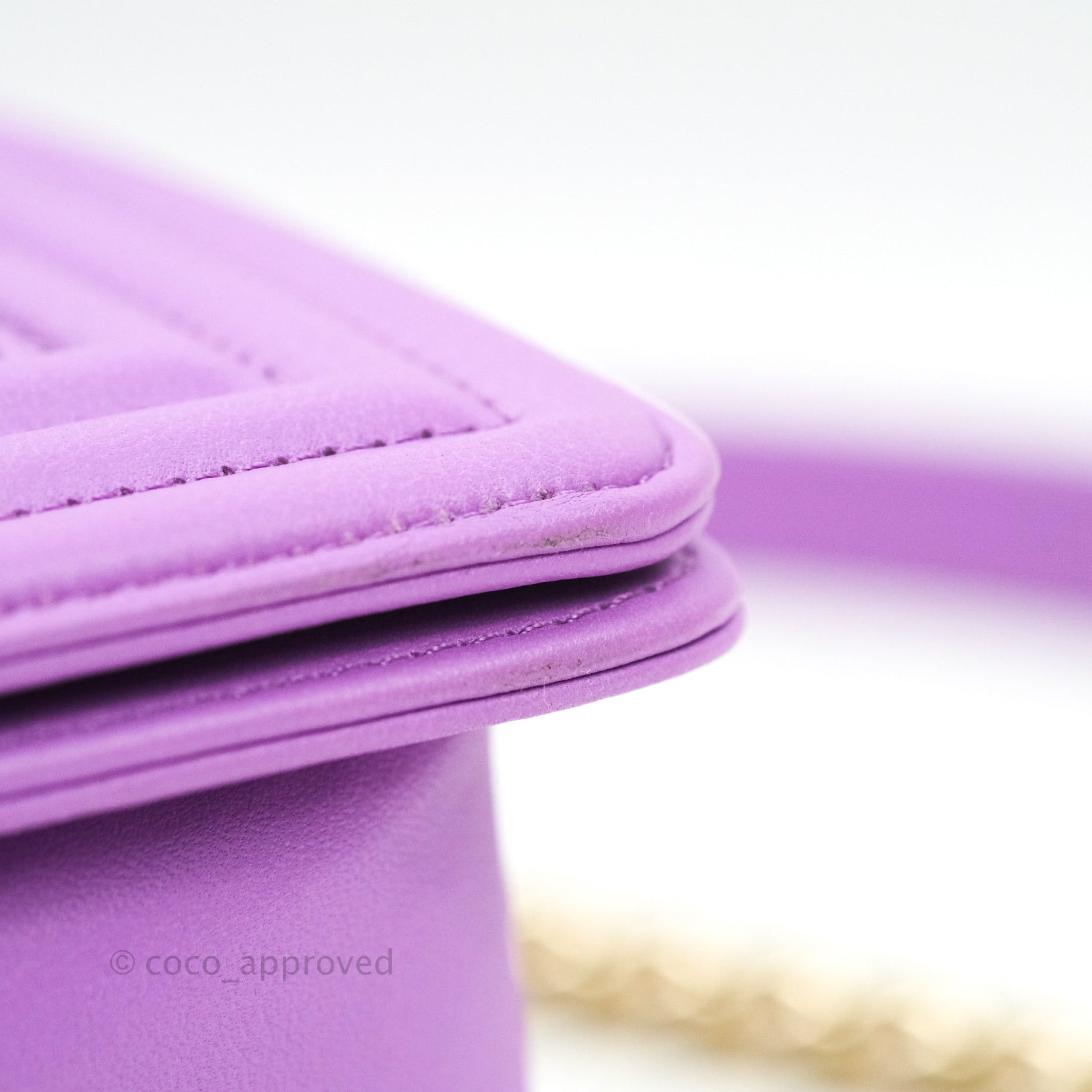 Chanel Boy Chevron Medium Flap Bag in Purple Calfskin Leather with Gold Hardware - Luxury Crossbody Bag for Women, Perfect for Evening Events & Date Nights
