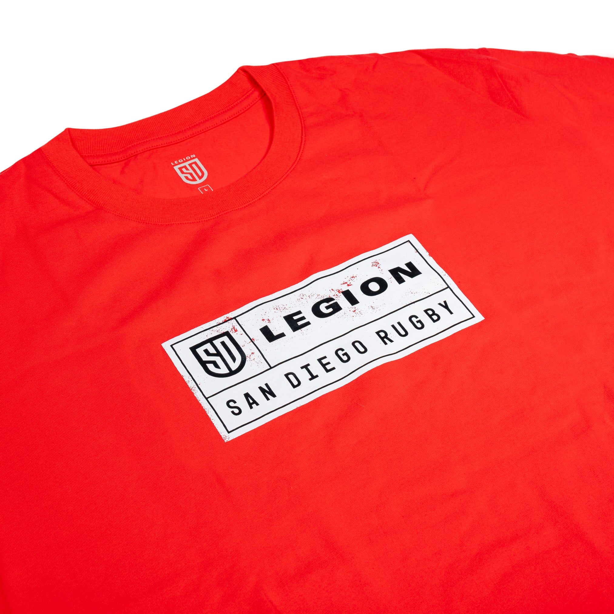 SD Legion Rugby Box Label T-Shirt | Men's Vintage Style Rugby Tee | Perfect for Rugby Games, Casual Wear & Fan Apparel