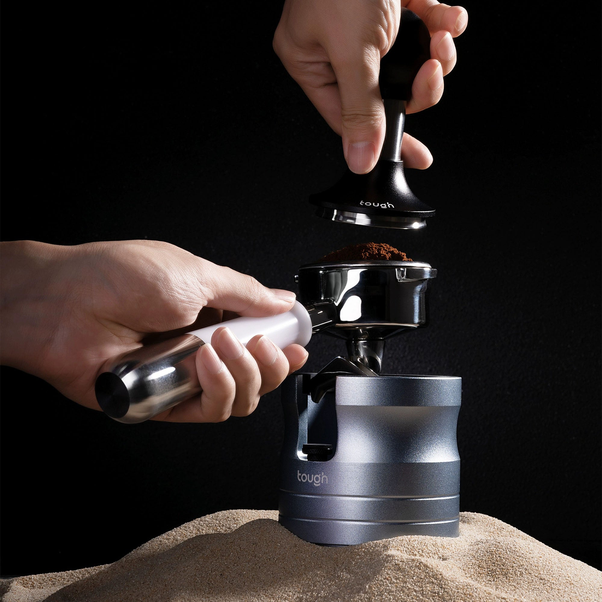 Premium Stainless Steel Coffee Tamper Holder Station - Barista Tool Organizer for Espresso Machine Accessories - Perfect for Home & Professional Coffee Shops