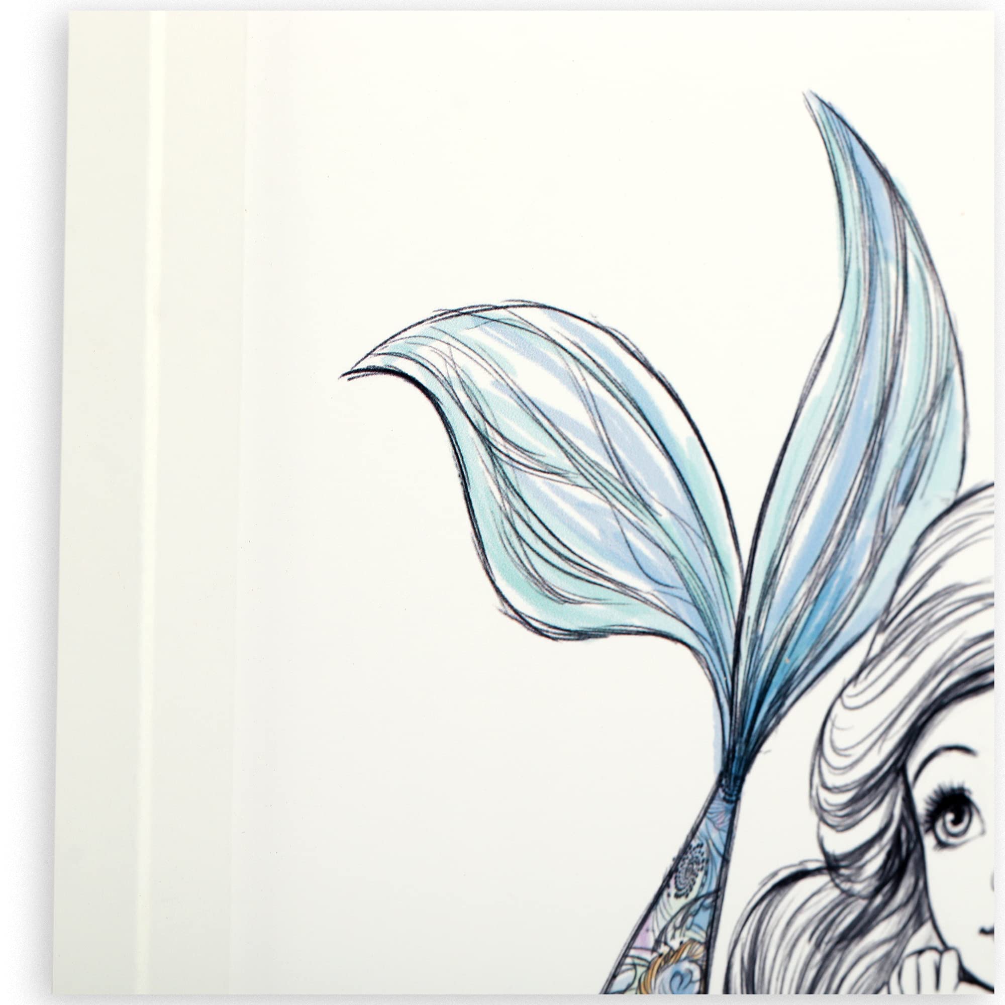 Disney The Little Mermaid Framed Wall Art - Ariel Illustration Print for Bedroom, Kids Room, Nursery & Home Theater Decor | Perfect for Disney Fans, Birthday Gifts & Themed Room Design