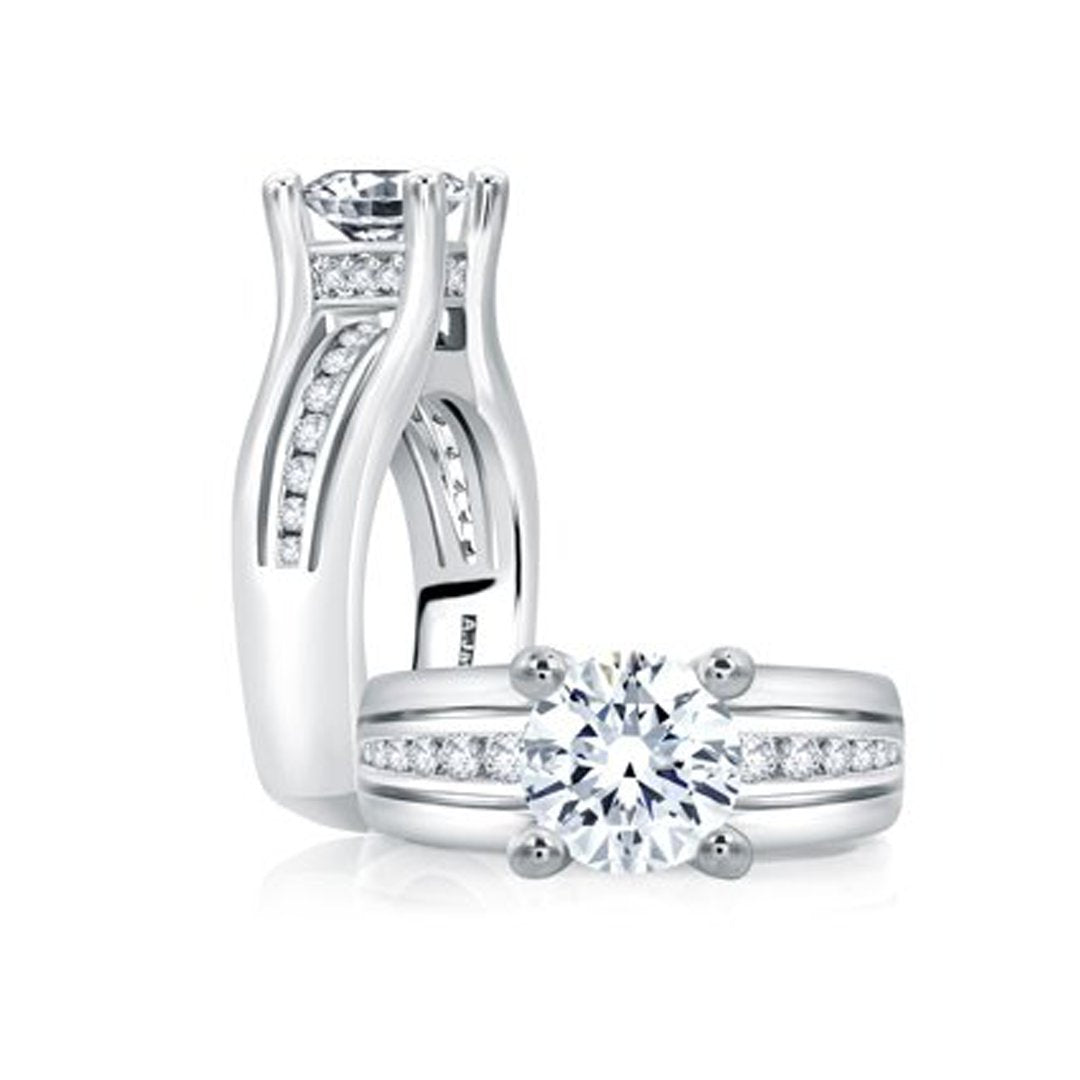 0.30 Carat Diamond Solitaire Engagement Ring - 14K White Gold Wedding Band for Women - Perfect for Proposals, Anniversaries & Bridal Jewelry