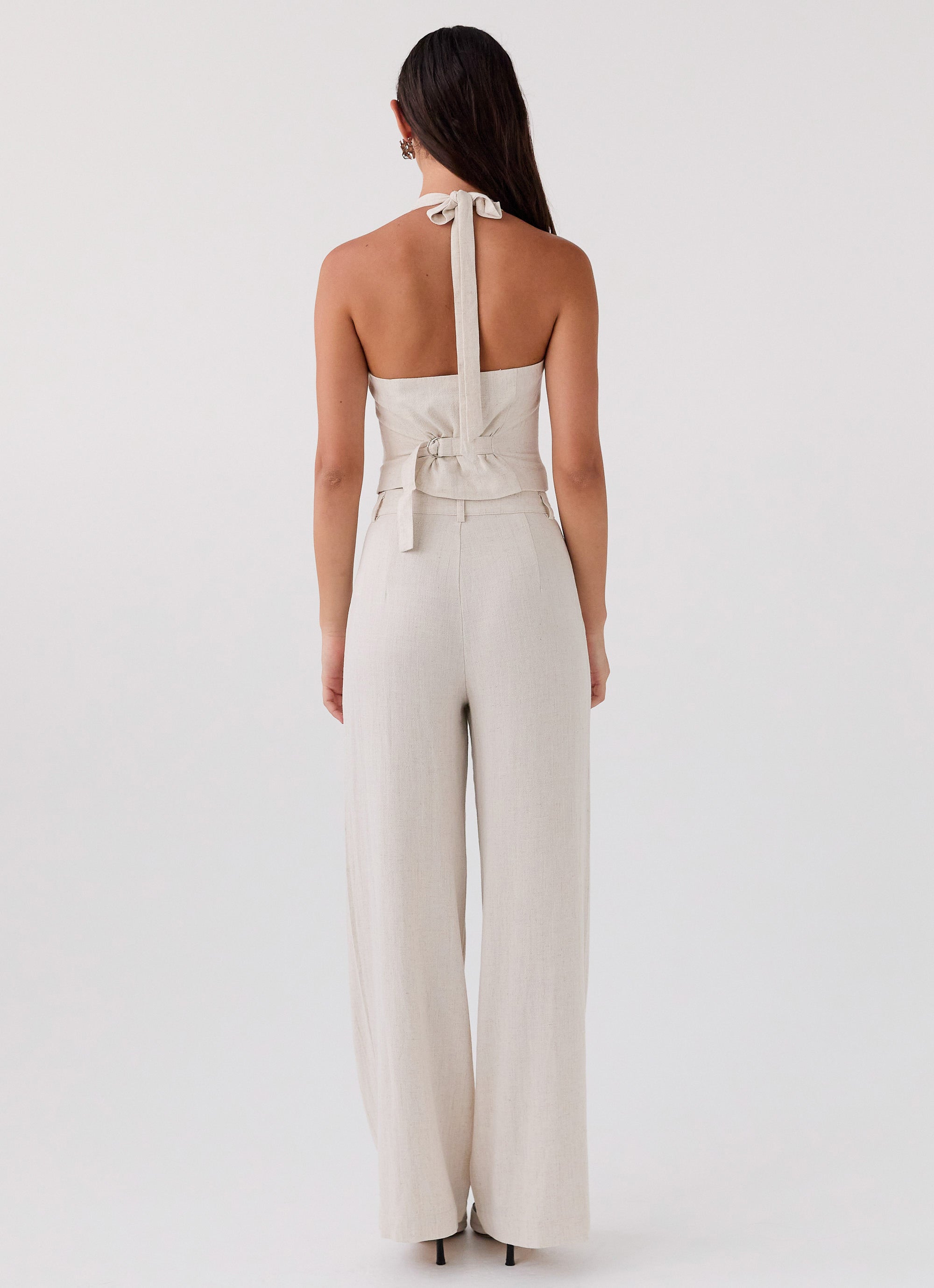Breathable Heatwave Linen Pants for Women - Comfortable Oatmeal Color Summer Casual Pants | Perfect for Beach, Travel & Relaxation