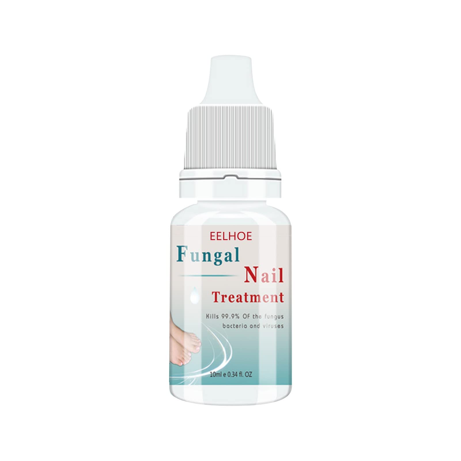 10ml Herbal Nail & Toenail Treatment for Cracked, Rough, Brittle Nails - Hand & Foot Whitening Solution - Nail Repair Care for Healthy Feet - Perfect for Salon & Home Pedicures