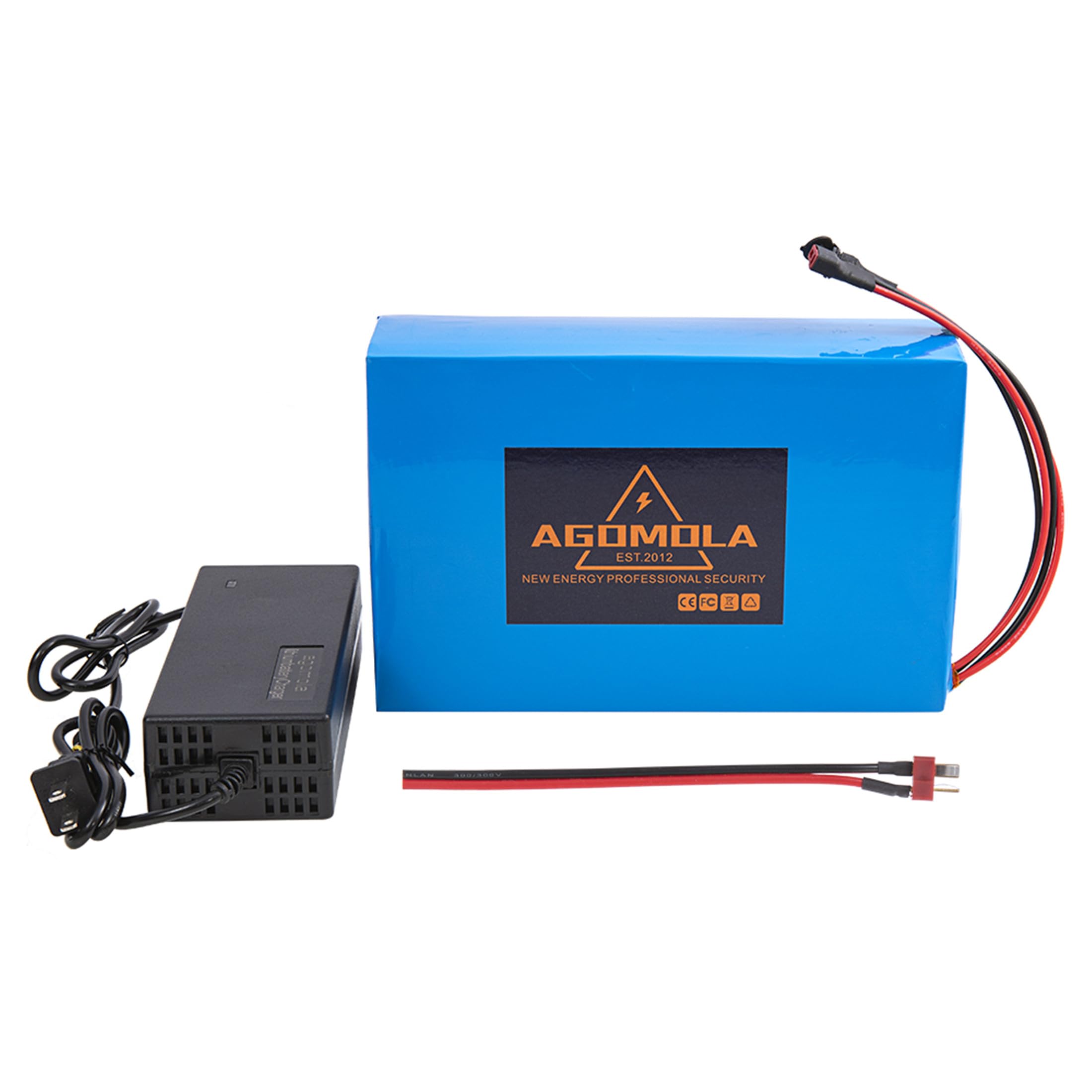 48V 20Ah Lithium Battery for Electric Bikes - Compatible with 100W to 1000W Motors, Includes Charger & BMS - Perfect for Commuting, Mountain Biking & Long-Distance Rides