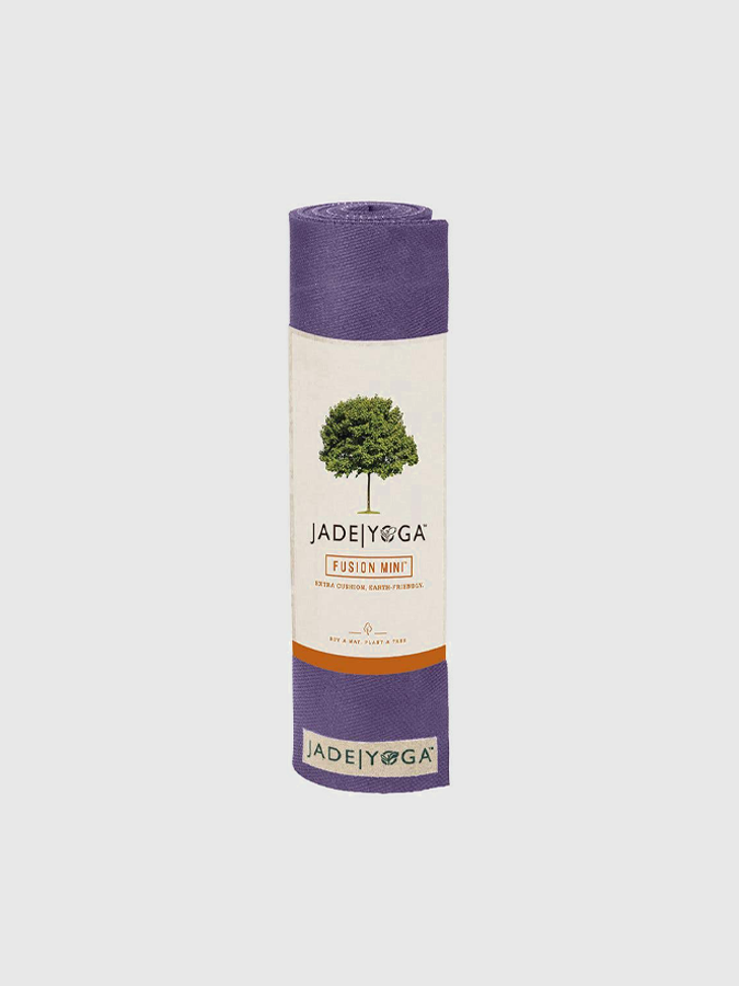 Premium Jade Fusion Mini Yoga Mat 8mm Thick - Non-Slip, Eco-Friendly & Portable for Home, Travel & Meditation Practice