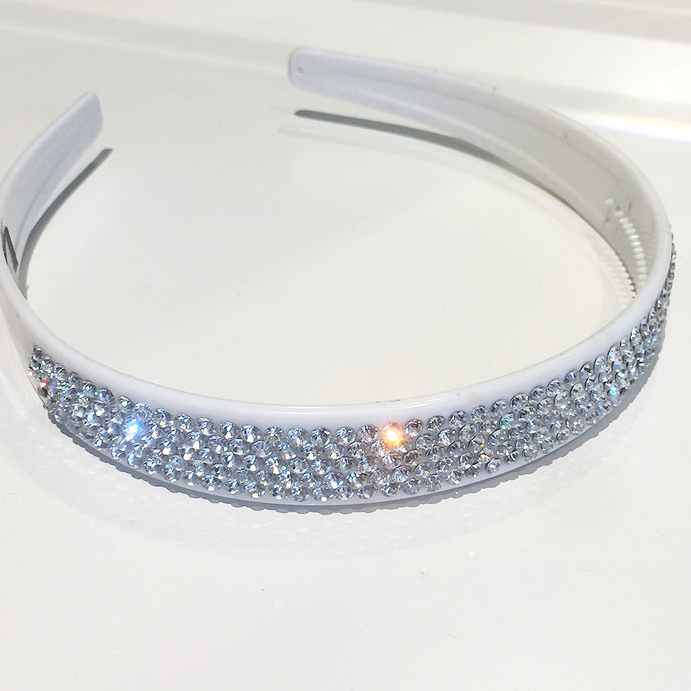 Sparkly Crystal Headband for Women - Elegant Rhinestone Hair Accessories for Weddings, Parties & Special Occasions