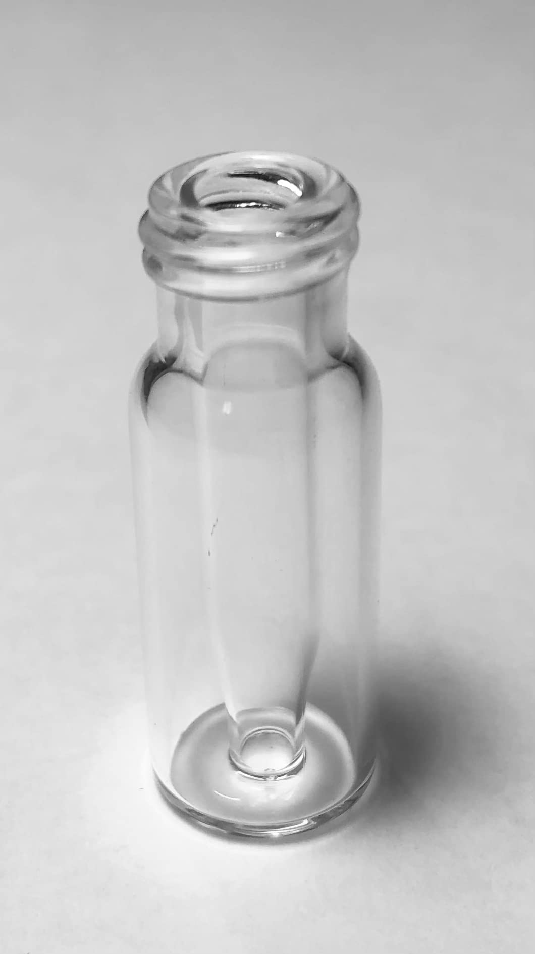 0.3ml Clear Glass Screw Top Vials with Fixed Insert - 100 Pack | Laboratory Sample Storage, Essential Oils, Perfume & CBD Oil Containers