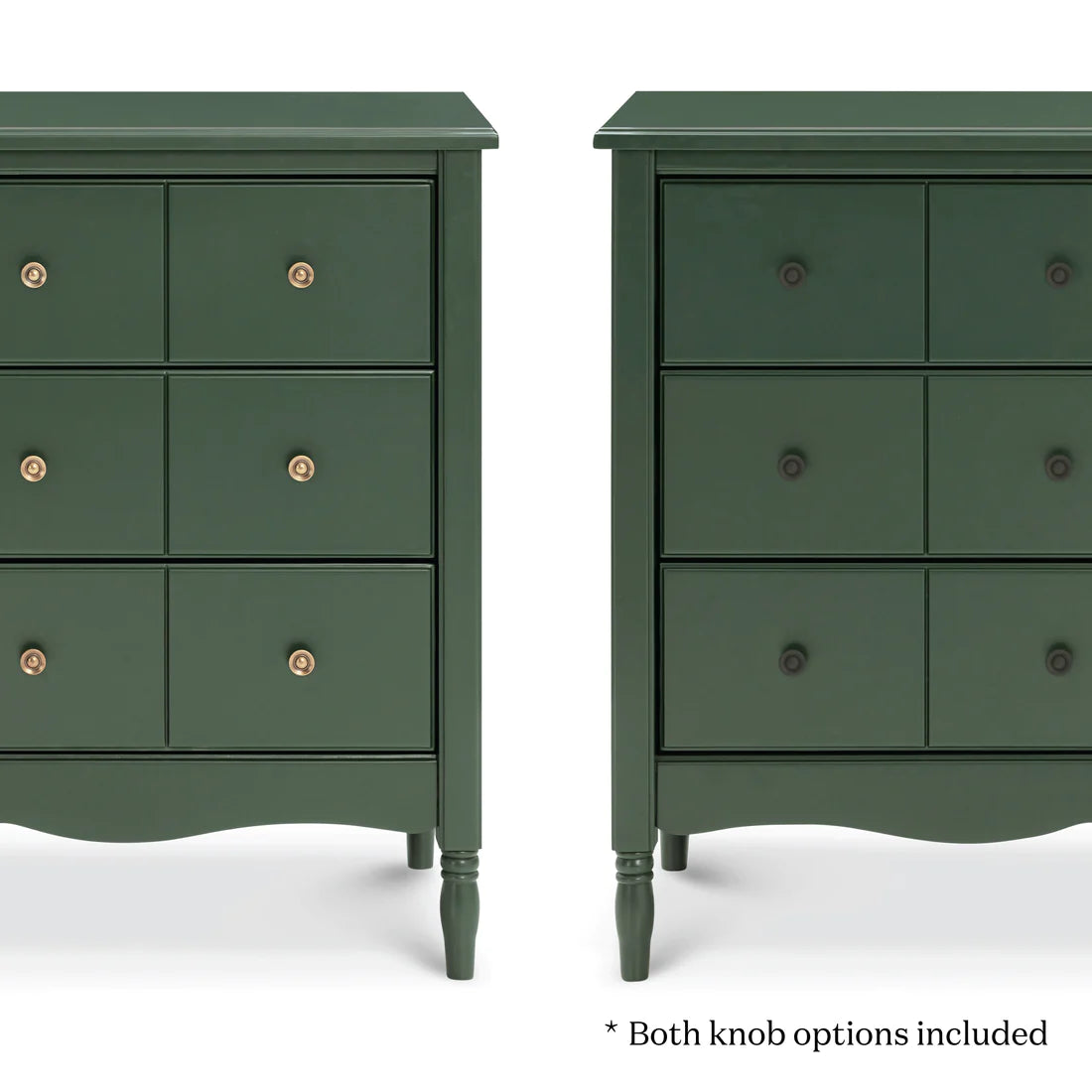 Liberty 6 Drawer Assembled Dresser - Modern Wooden Chest of Drawers for Bedroom Storage | Perfect for Organizing Clothes, Linens & Accessories in Home, Dorm or Nursery