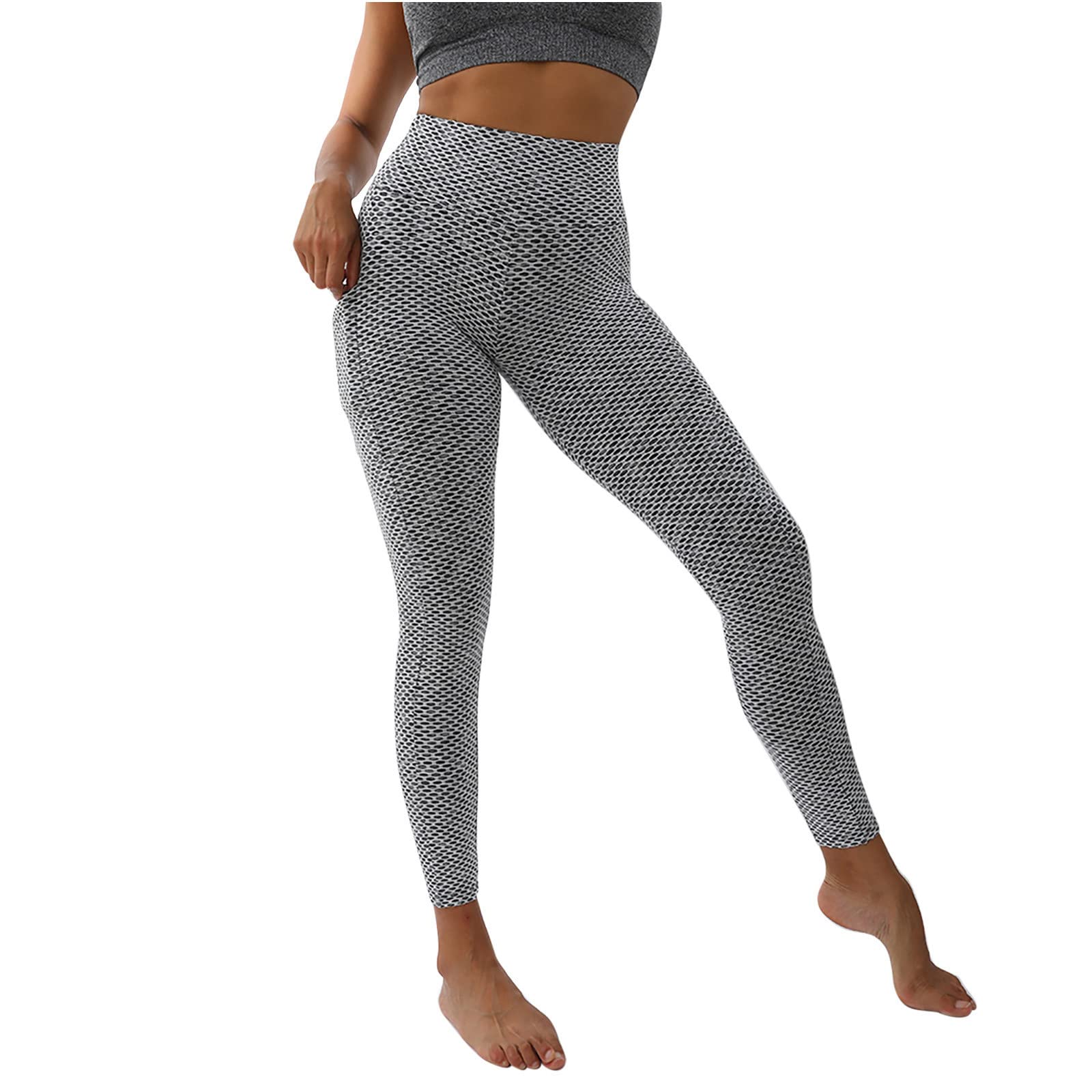 Comigeewa Women's High Waist Yoga Pants - Stretchy Workout Leggings for Running, Gym & Fitness - Comfortable Activewear for Women #456 - Perfect for Yoga, Pilates & Lounge Wear