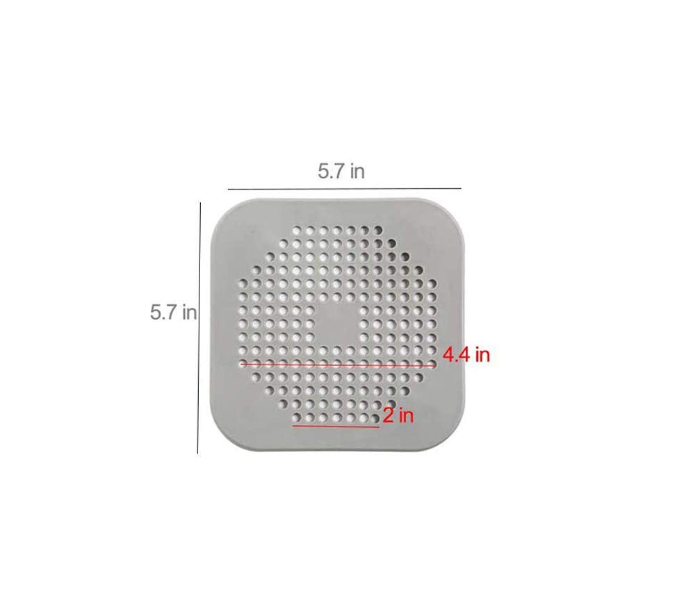 2 Pack Silicone Sink Strainer - Kitchen & Bathroom Drain Filter, Hair Catcher for Shower, Tub, and Sink - Durable, Flexible, Easy to Clean - Perfect for Home, RV, and Apartment Use