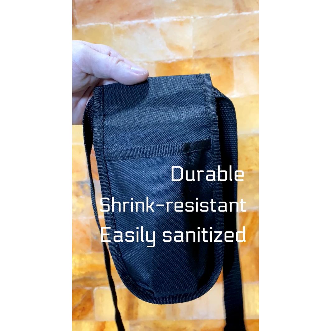 Professional Massage Holster Set - Black - 1 Count - Perfect for Therapists, Chiropractors & Home Use