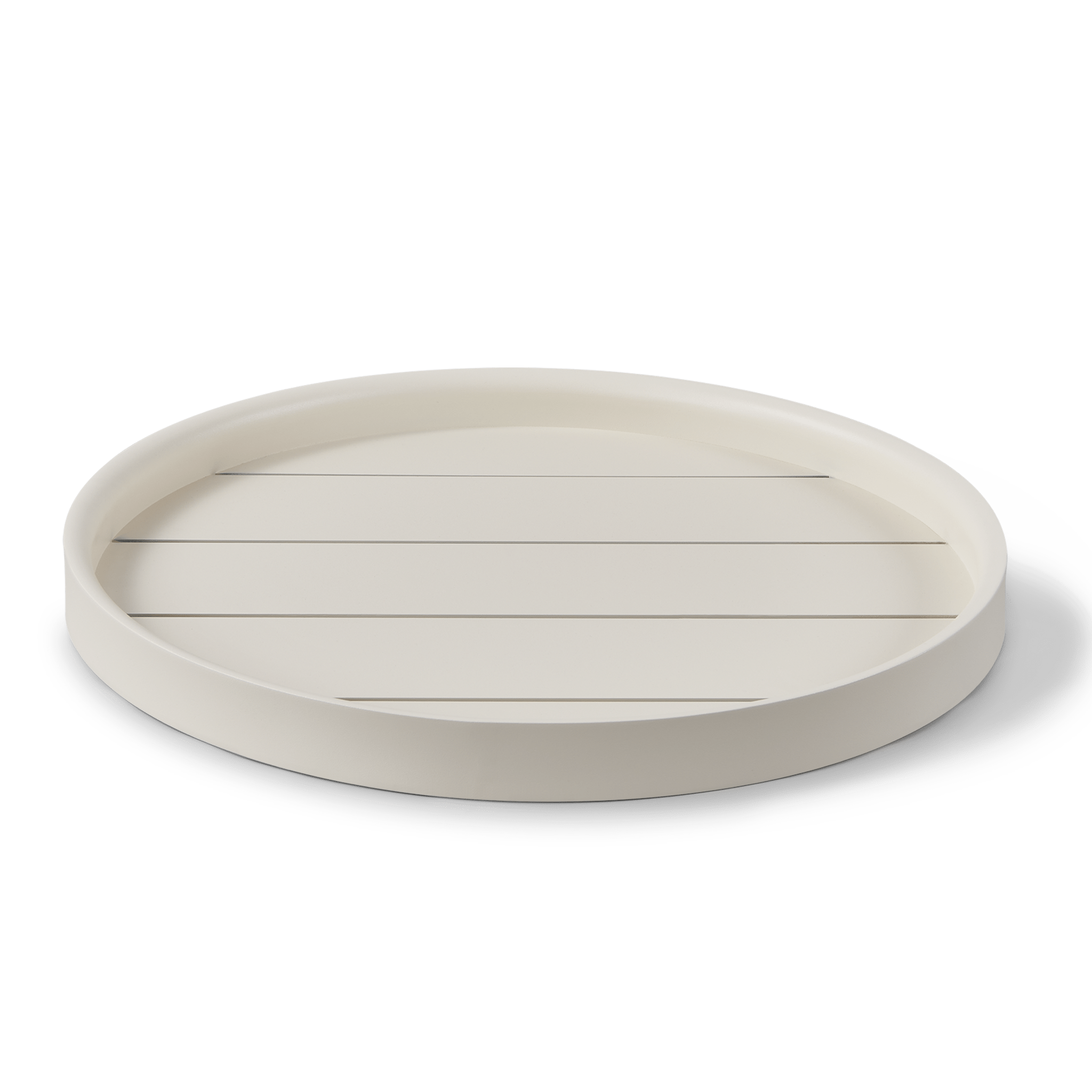 Premium Aluminum Round Serving Tray 24 Inch - Elegant Party Platter for Entertaining, Dining & Home Decor | Rustproof & Lightweight for Indoor/Outdoor Use