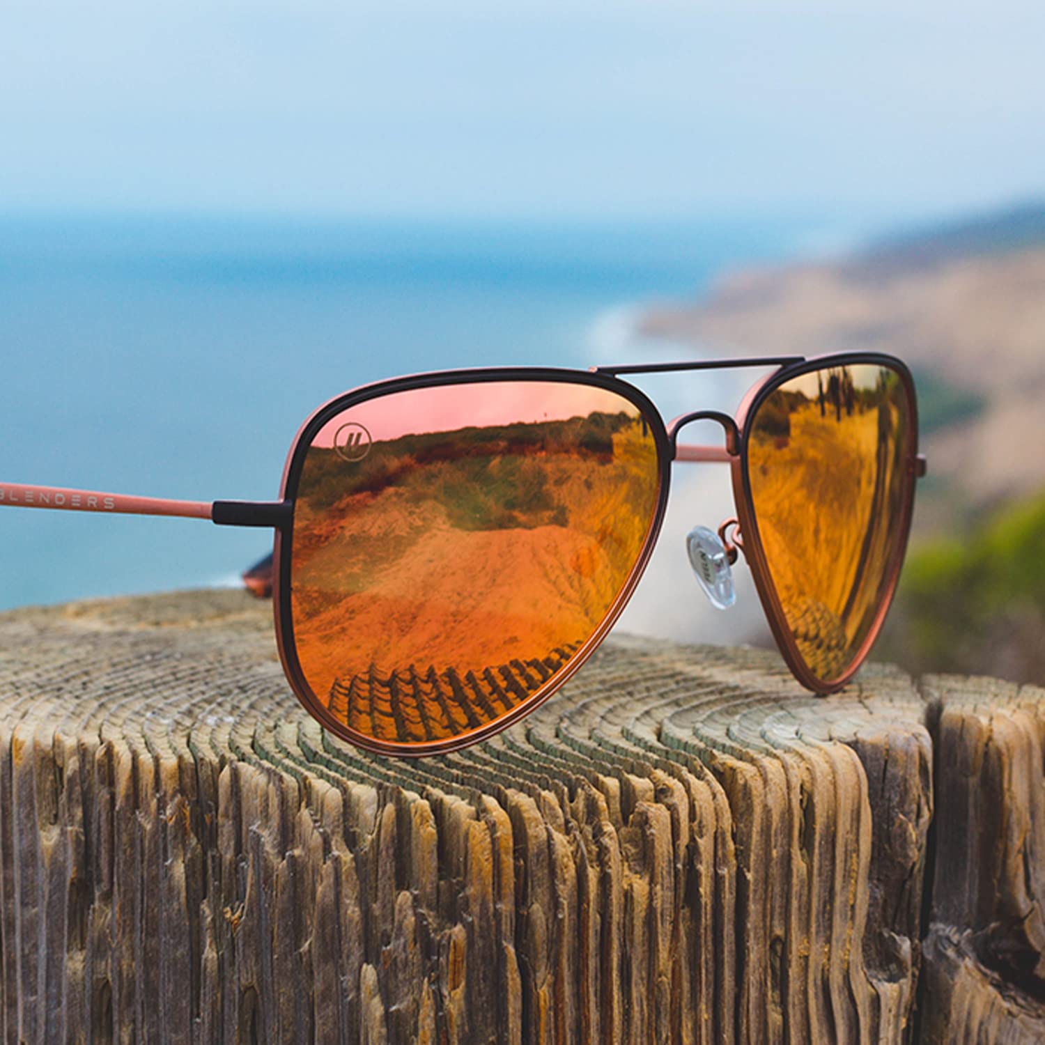 Blenders Eyewear A Series Aviator Polarized Sunglasses for Men & Women – 100% UV Protection – Stylish & Durable – Perfect for Driving, Outdoor Sports & Beach Vacations