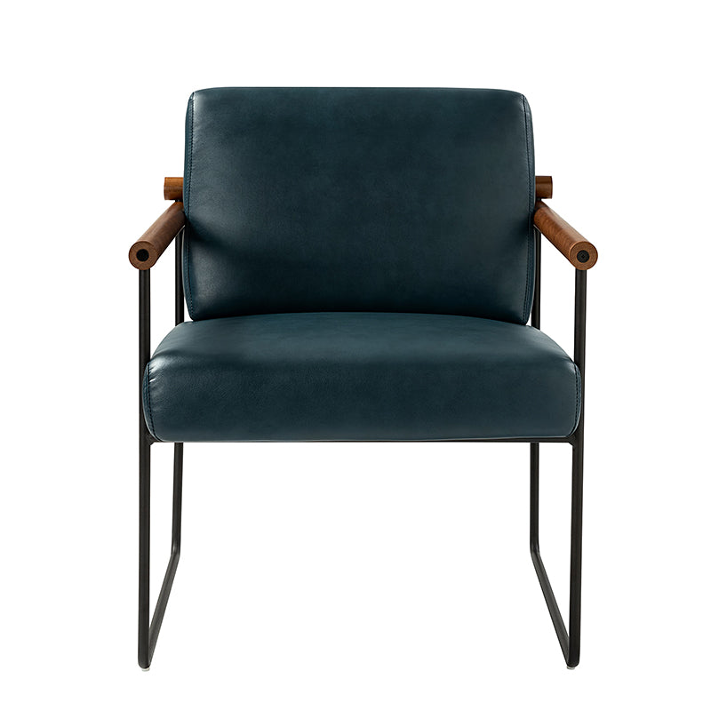 Edurne Modern Armchair with Sturdy Metal Legs - Perfect for Living Room, Office, and Lounge Areas