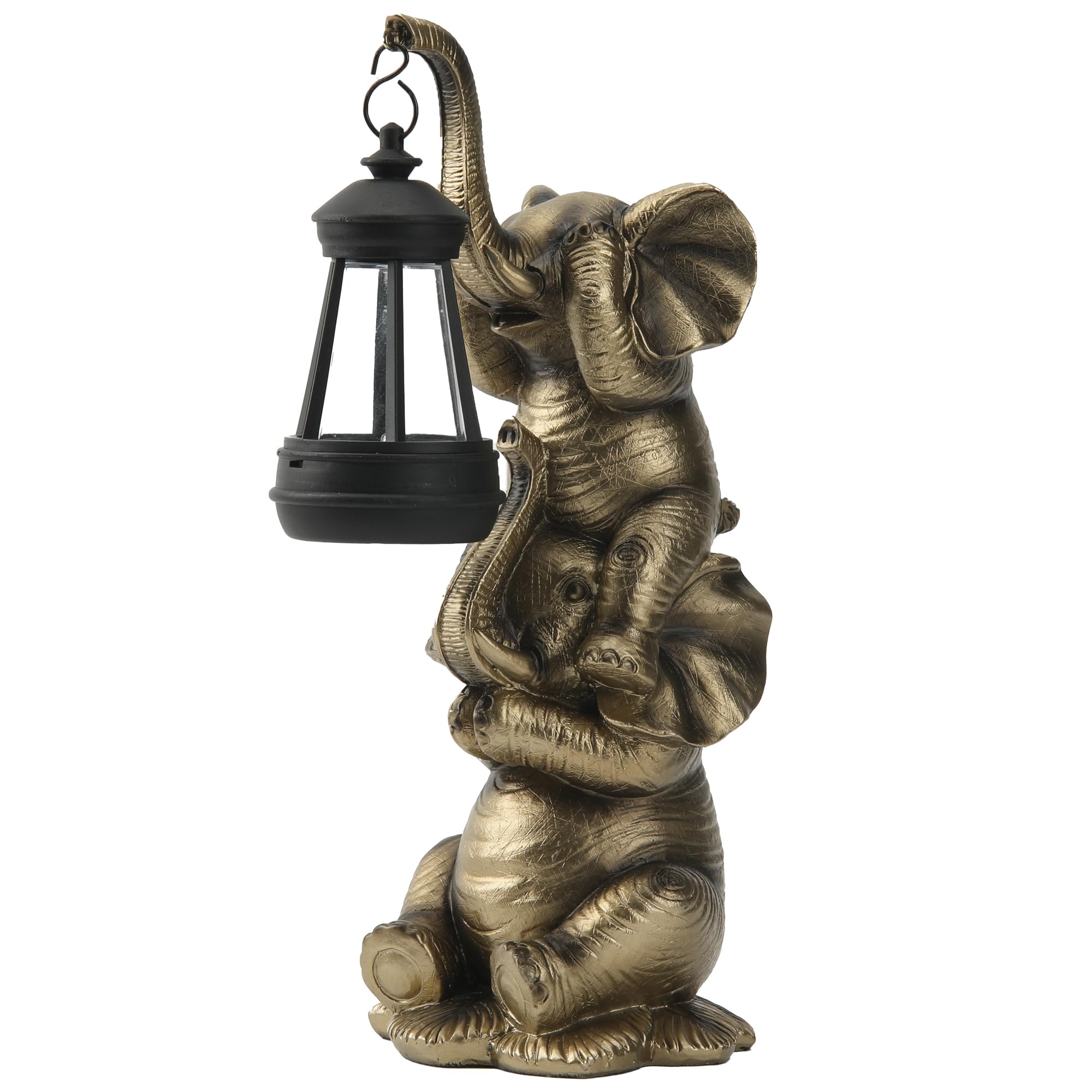 Solar LED Elephant Statue - Funny Outdoor Garden Decor for Yard, Patio & Lawn | Unique Gift for Women, Moms, Birthdays & Housewarming | Perfect for Backyard Parties, Wedding Decor & Landscape Lighting