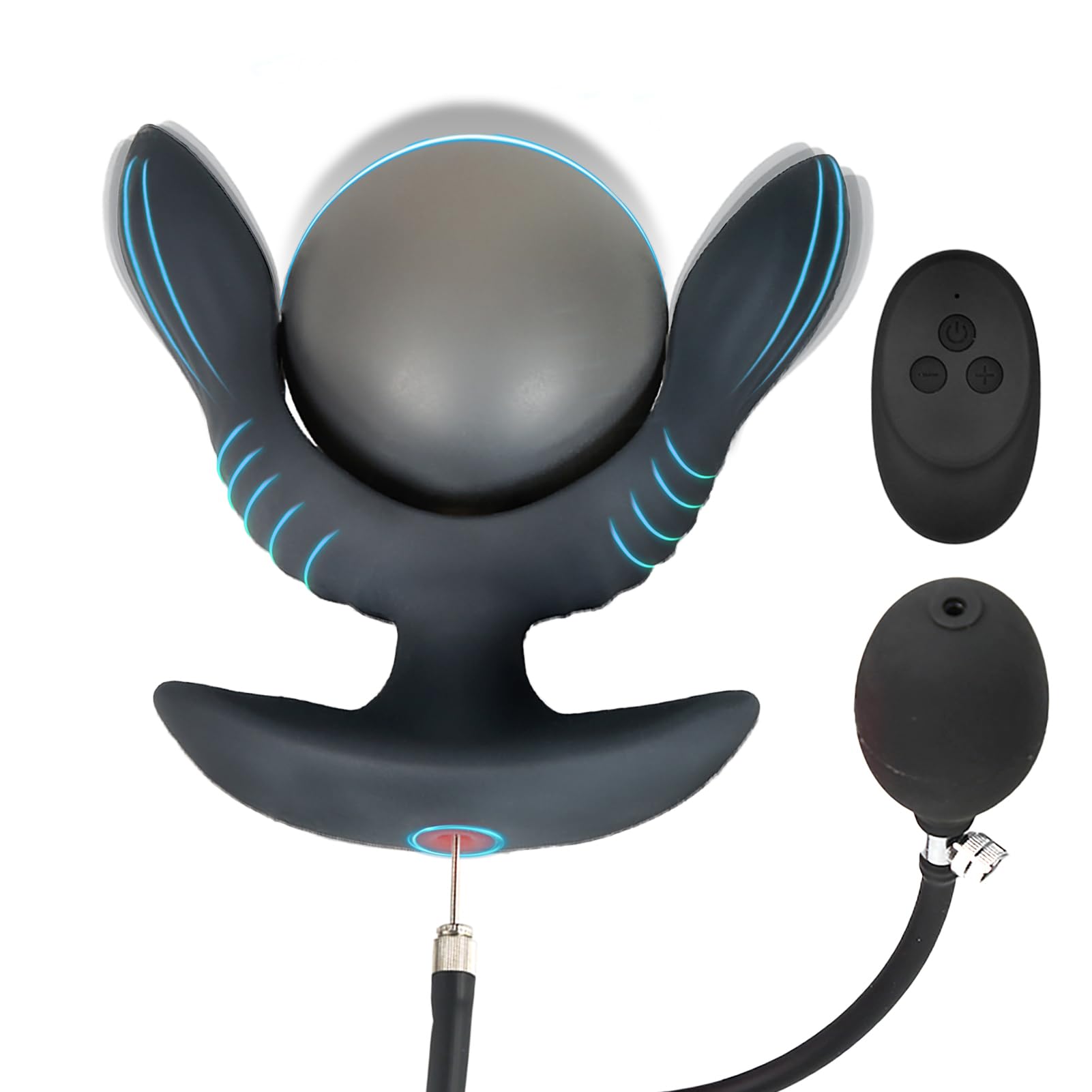 **Remote Control Vibrating Butt Plug - 10 Vibration Modes, Inflatable Anal Dilator & Prostate Massager for Men & Women - Perfect for Couples Play & Solo Pleasure**
