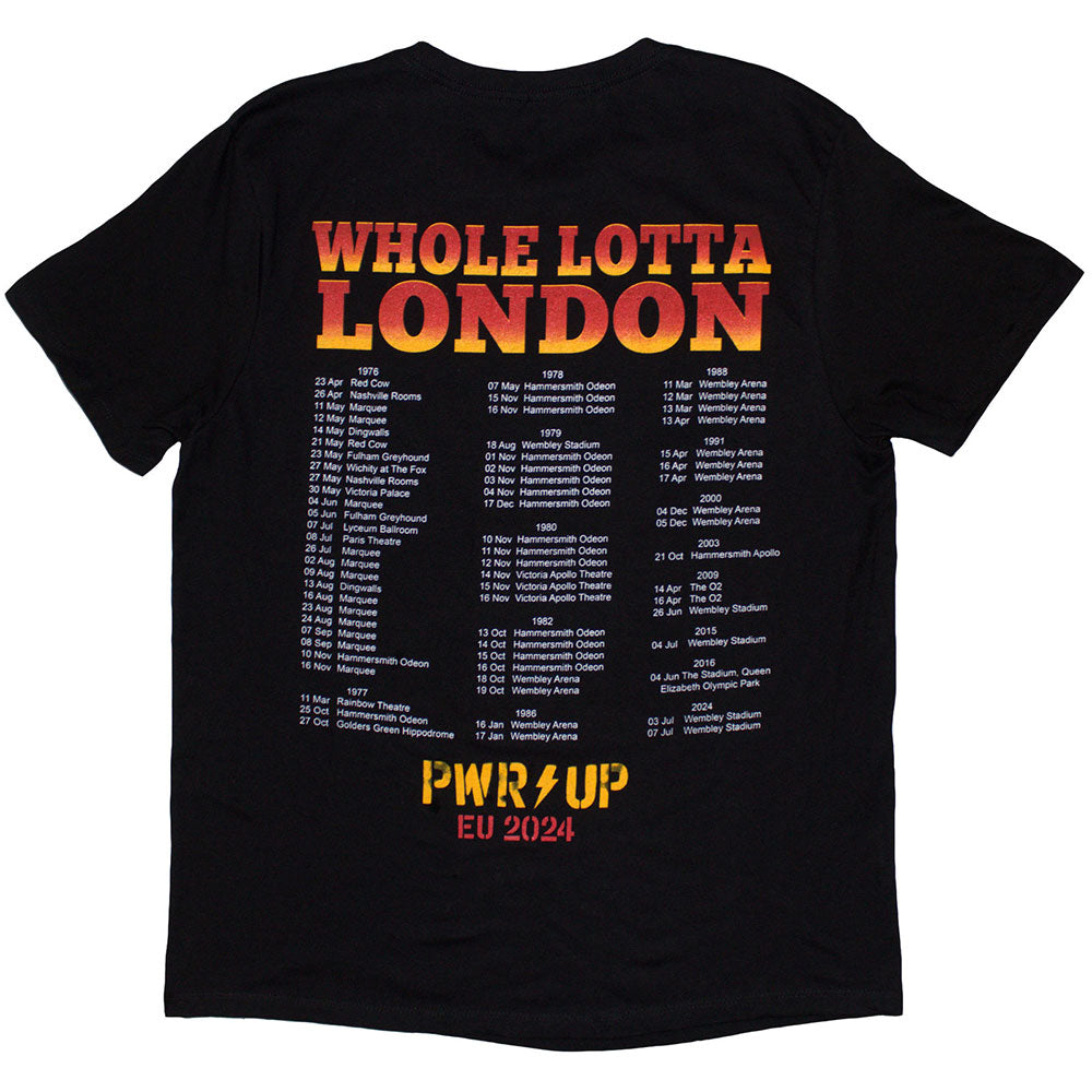AC/DC Band Tour 2024 T-Shirt - Official Whole Lotta London EU Concert Merchandise | Rock Music Fan Gift & Vintage Style Tee for Concerts, Parties & Casual Wear