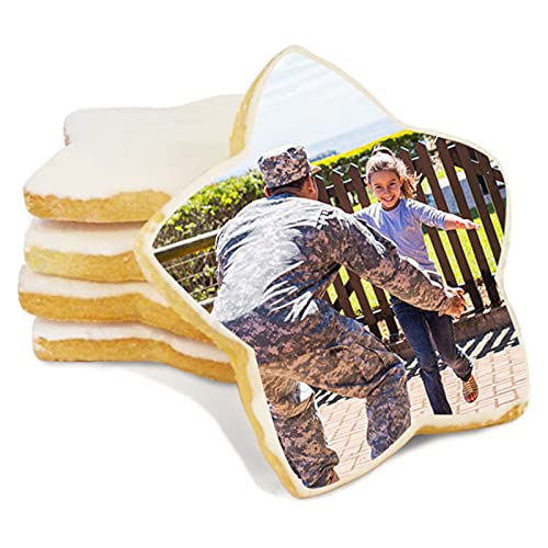 Custom Sugar Cookies (25 Count) - Personalized with Your Business Logo or Text - Heart Shaped 4